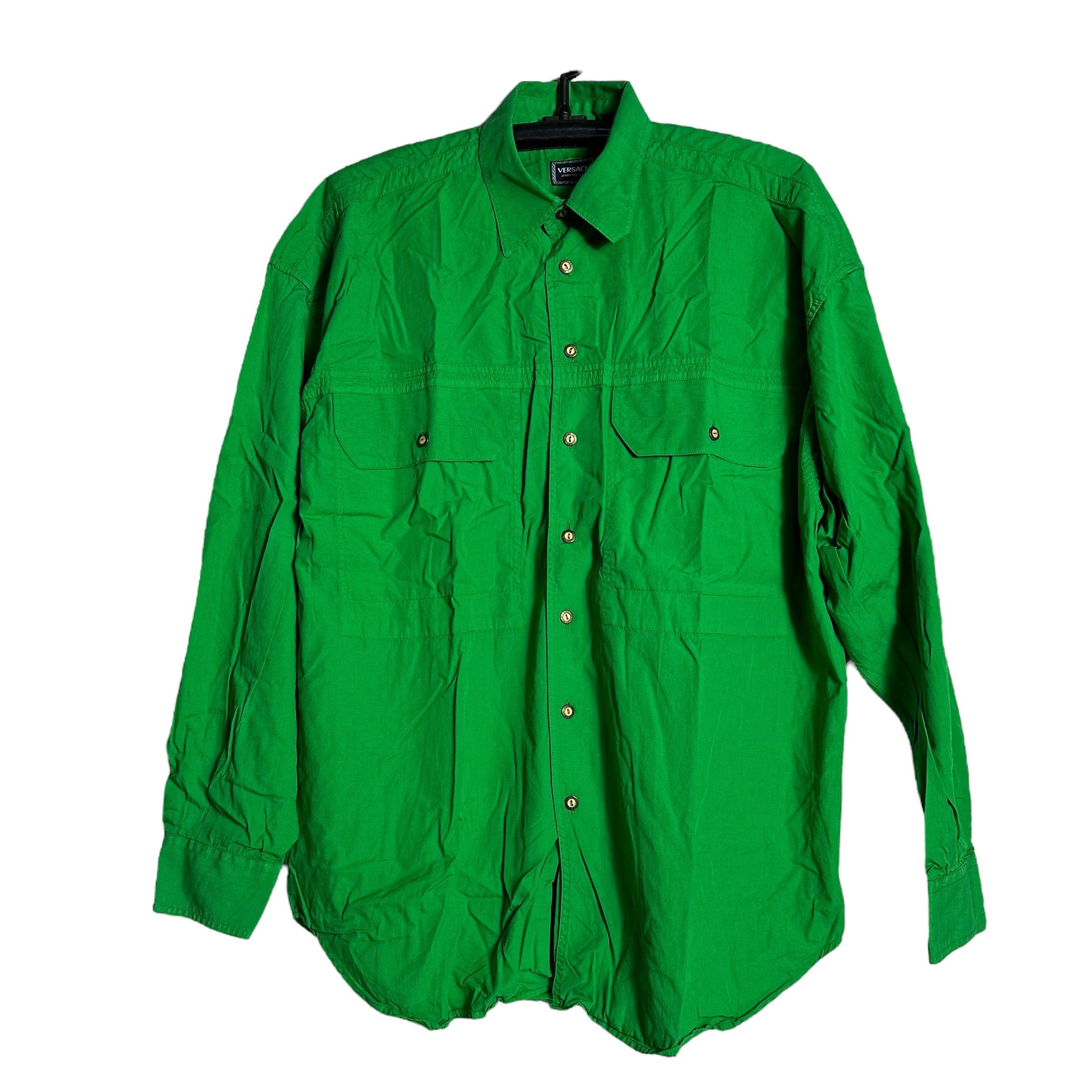 Versace Jeans Couture 🔥RARE🔥Versace Jeans Couture Button Up Shirt Made in Italy Size US S / EU 44-46 / 1 - 1 Thumbnail
