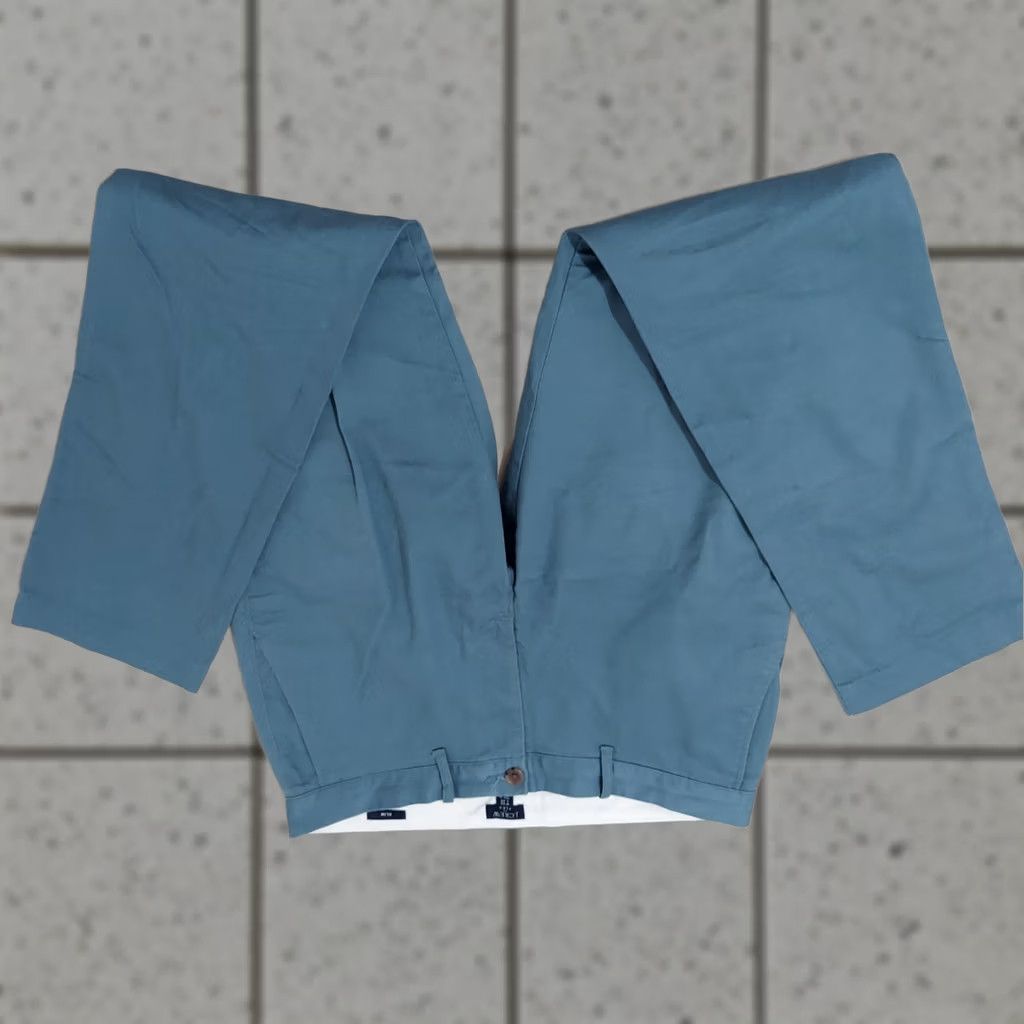J.Crew J.CREW Pants Mens Khaki Blue Cotton Slim 32x32 Chino Trouser Slack Trousers Dress Pants Regular Size Mens Size US 32 / EU 48 - 1 Thumbnail