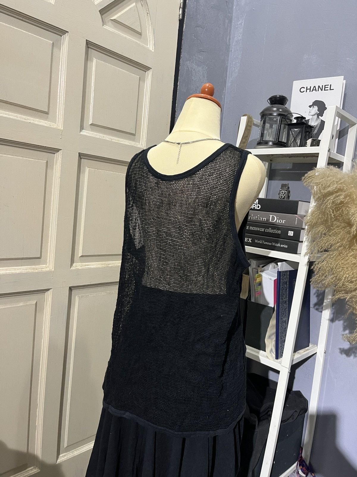 Beams Plus × Issey Miyake × Japanese Brand Black Tank Top Fish Net Beam Size M / US 6-8 / IT 42-44 - 4 Thumbnail