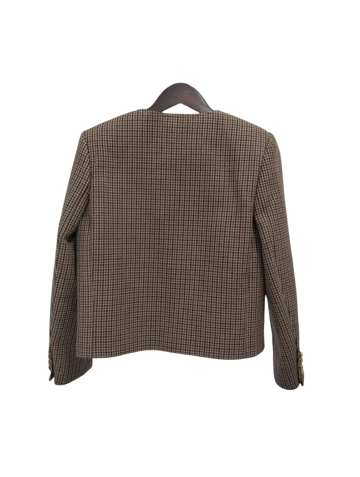 Celine Celine Chelsea jacket with 8 buttons double houndstooth wool Size XS / US 0-2 / IT 36-38 - 2 Thumbnail