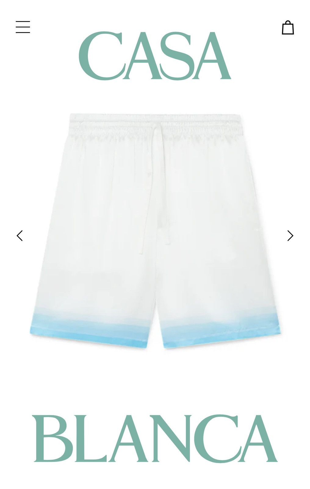 Casablanca CasaBlanca 100%silk shorts Size US 40 / EU 56 - 1 Thumbnail