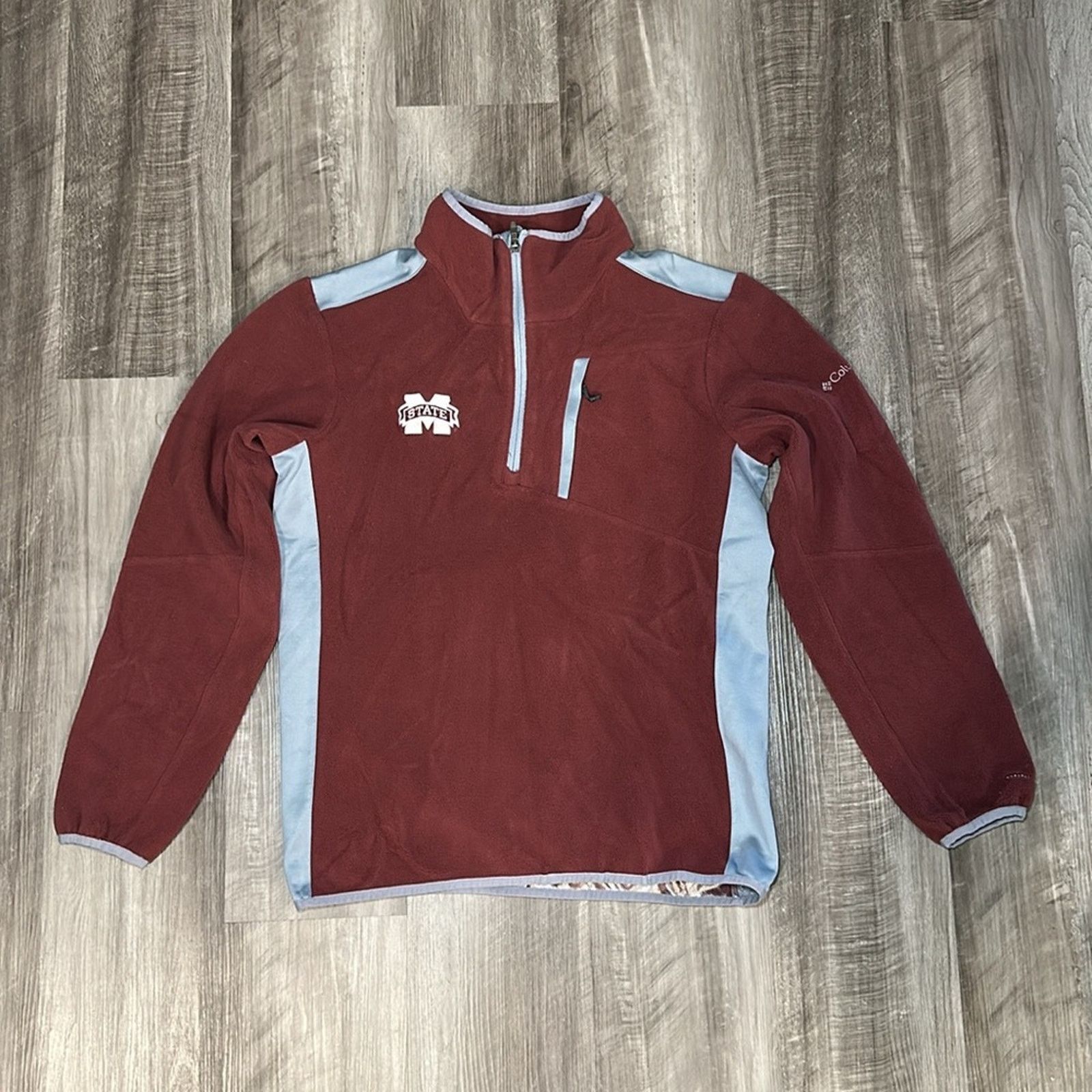 Columbia Mississippi State Columbia Crosslite II Half Zip - Medium Size US M / EU 48-50 / 2 - 2 Thumbnail