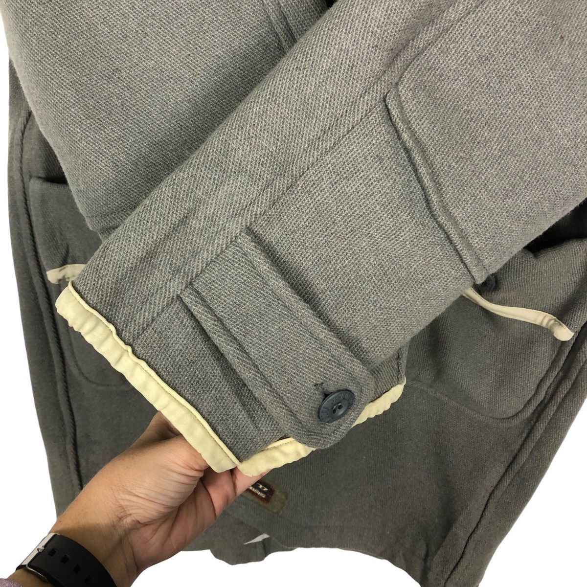 Japanese Brand 🔥90’s Vintage Diesel Wool Duffle Work Long Jacket Size US M / EU 48-50 / 2 - 13 Thumbnail