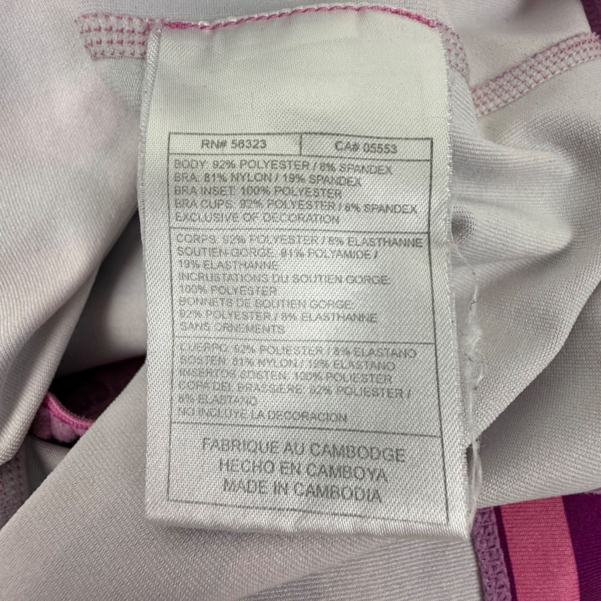 Nike Nike FitDri Women's Athletic Tank Strappy Pink Striped Size Size M / US 6-8 / IT 42-44 - 5 Thumbnail