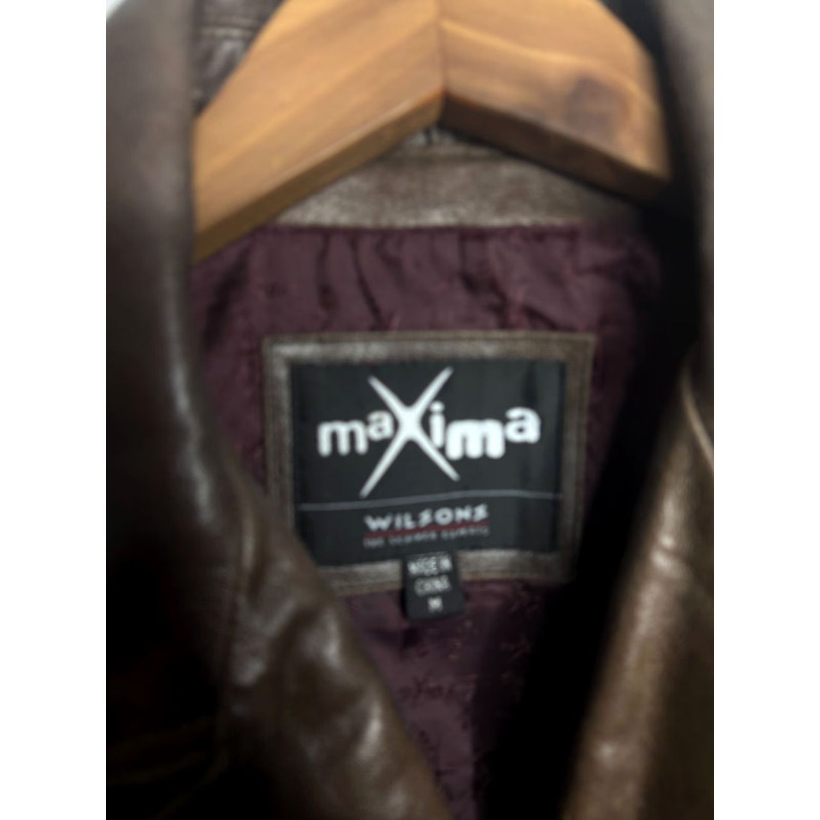 Vintage Wilsons Leather Jacket Brown Womens Size M Grunge Lined Button Vintage 4783 Jacket Size M / US 6-8 / IT 42-44 - 5 Thumbnail