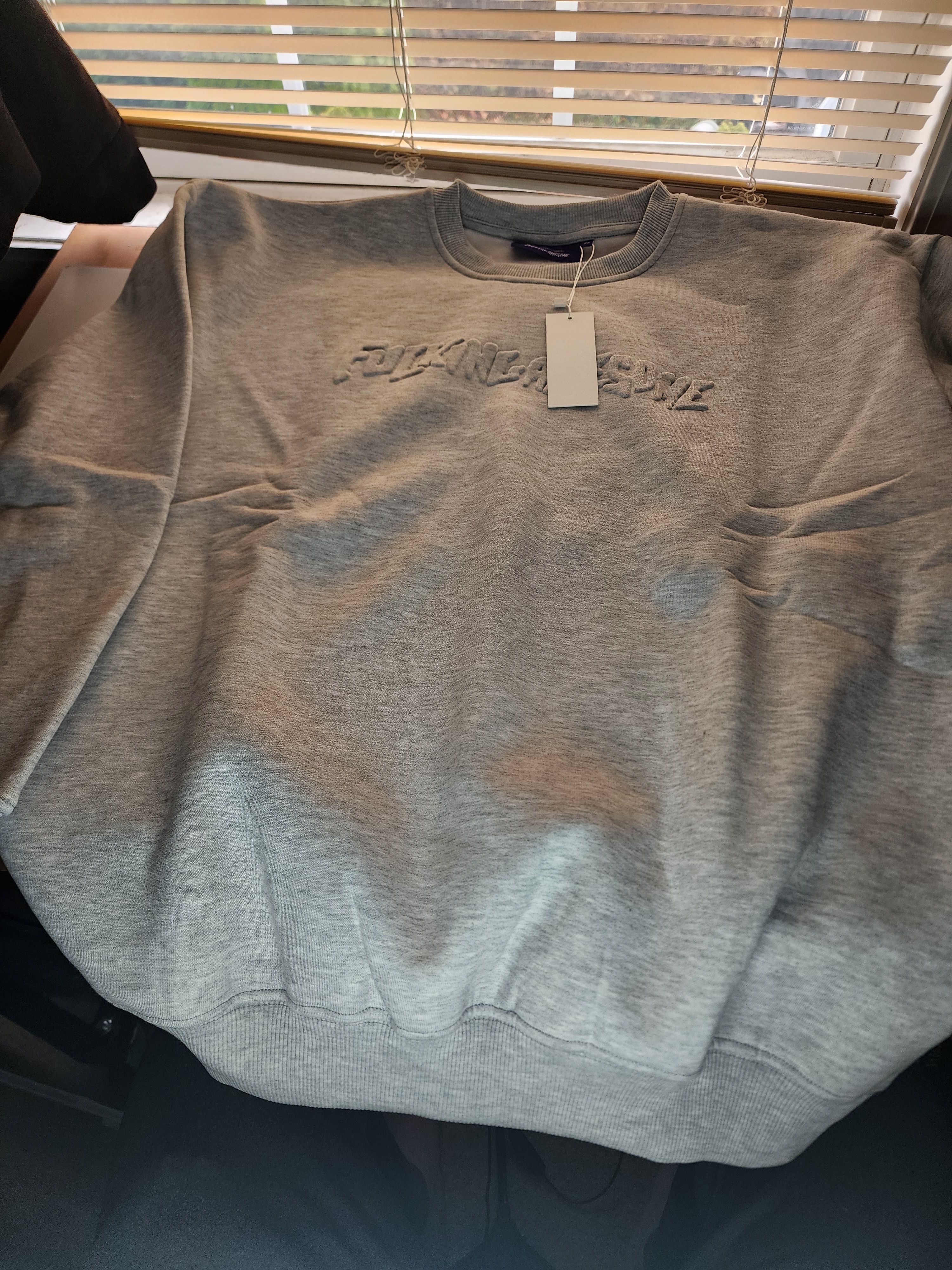 Fucking Awesome Stamp Embossed Crewneck Size US XXL / EU 58 / 5 - 4 Thumbnail