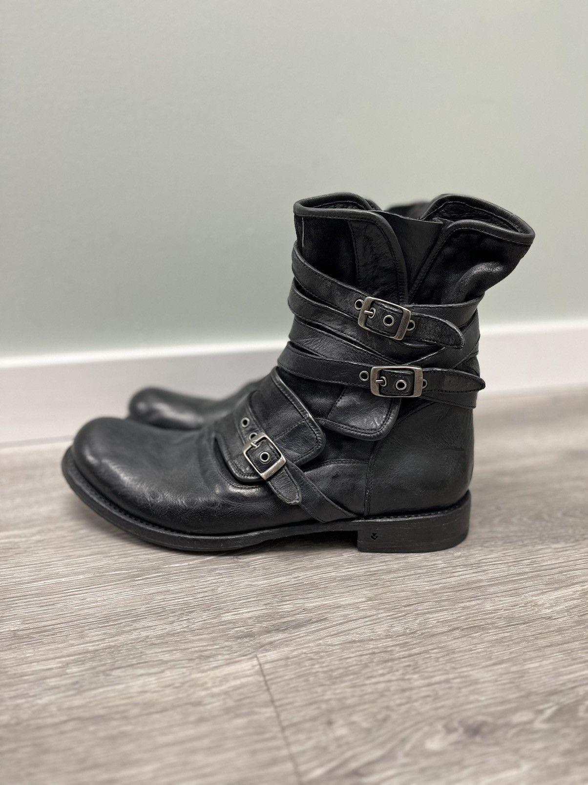John Varvatos Engineer Triple buckle Boot. 11.5 Size US 11.5 / EU 44-45 - 16 Thumbnail
