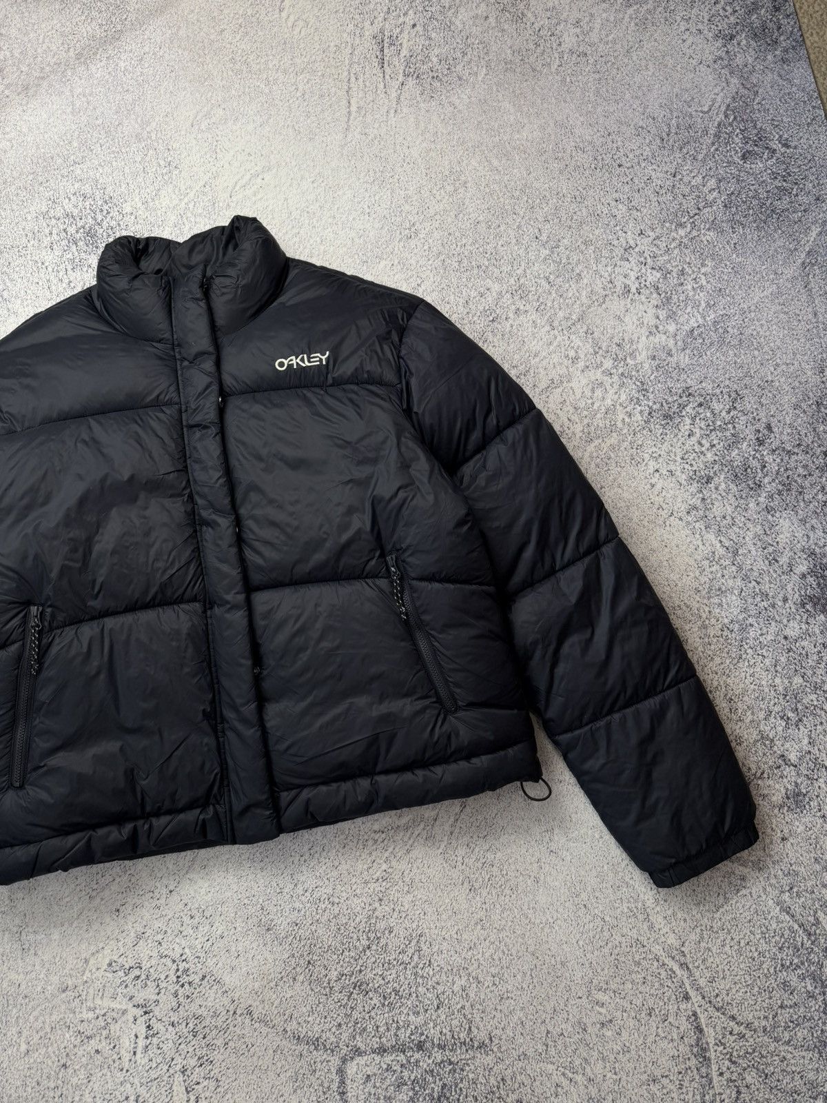 Oakley Vintage Oakley Black Puffer Jacket Y2K USA Size XL / US 12-14 / IT 48-50 - 7 Thumbnail