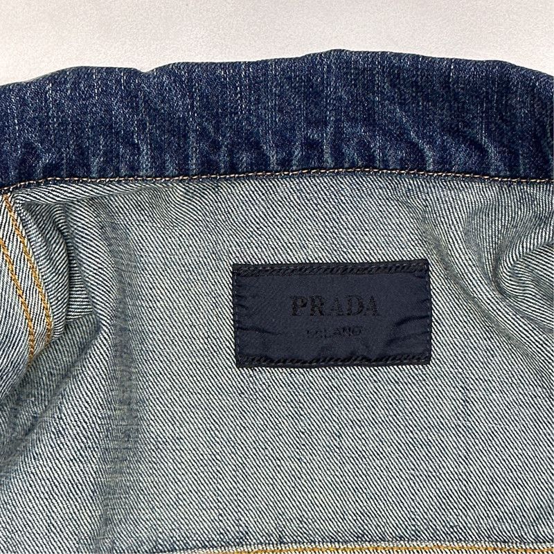 Prada Prada SS24 Vintage Denim Jacket for Men-2506 Size US S / EU 44-46 / 1 - 3 Thumbnail