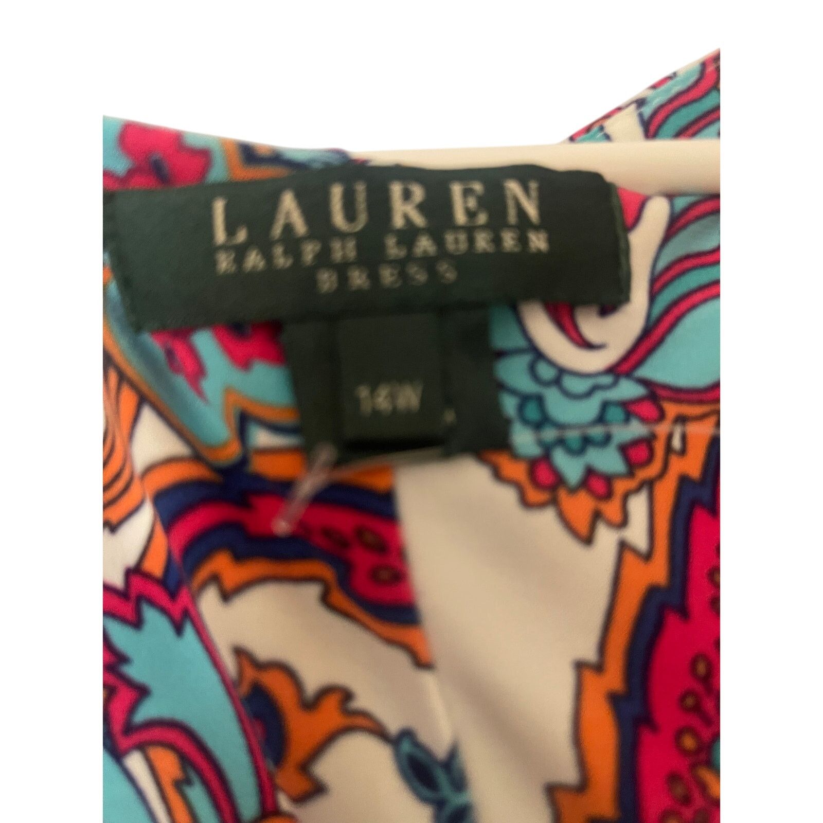 Ralph Lauren Ralph Lauren Paisley Print Dress – Size 14W Size XL / US 12-14 / IT 48-50 - 3 Thumbnail