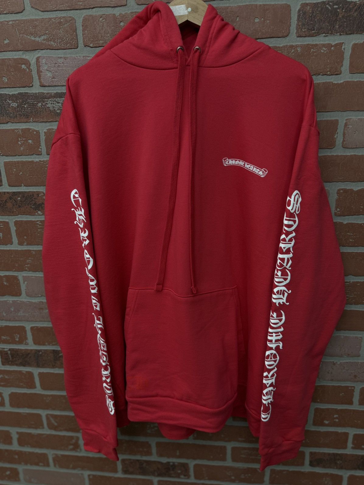 Chrome Hearts Chrome Hearts Red Stencil Web Hoodie Size XL (NEW) Size US XL / EU 56 / 4 - 3 Thumbnail