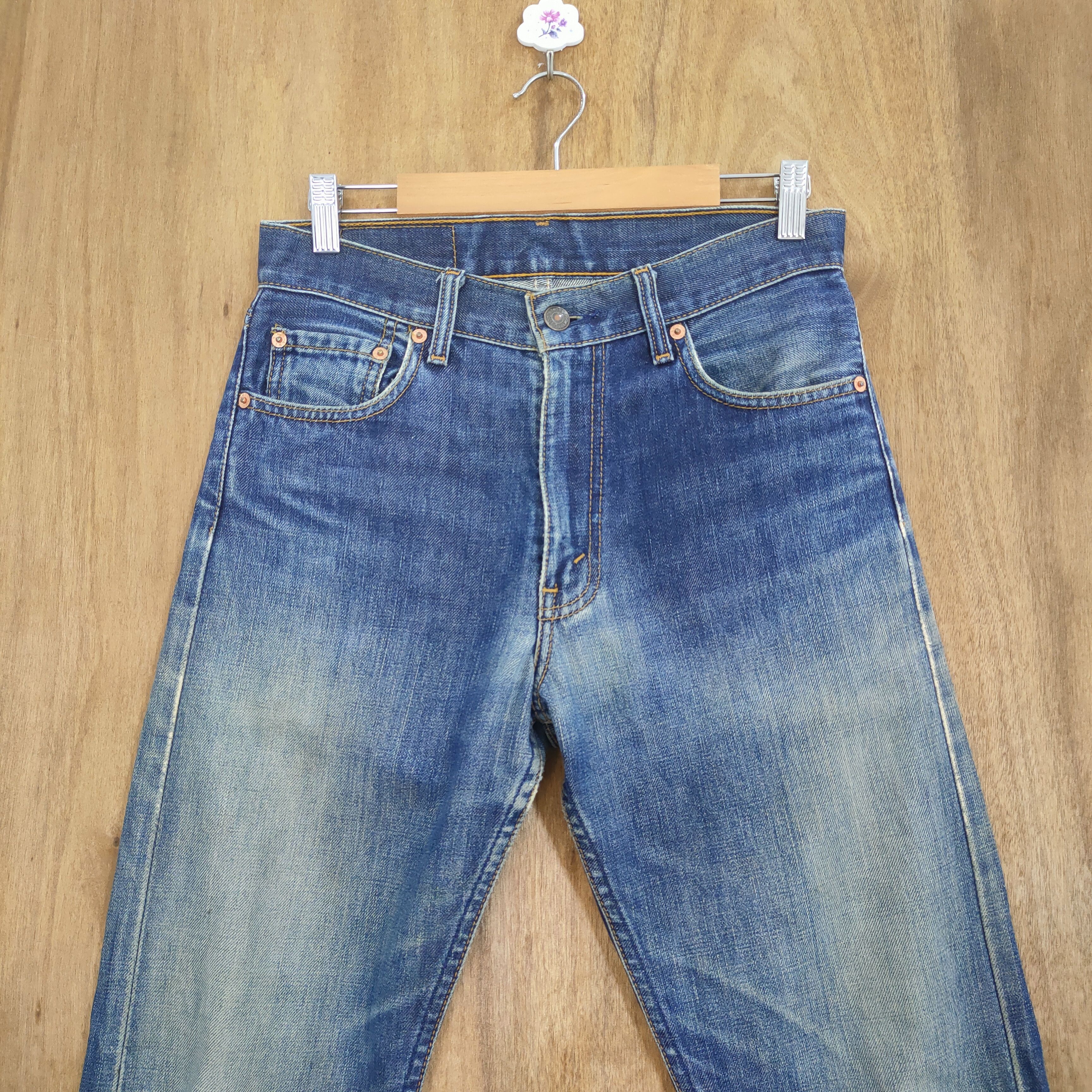 Levi's Vintage Clothing VINTAGE LEVI'S 505 FADED DISTRESSED DENIM JEANS PANTS Size US 28 / EU 44 - 5 Thumbnail