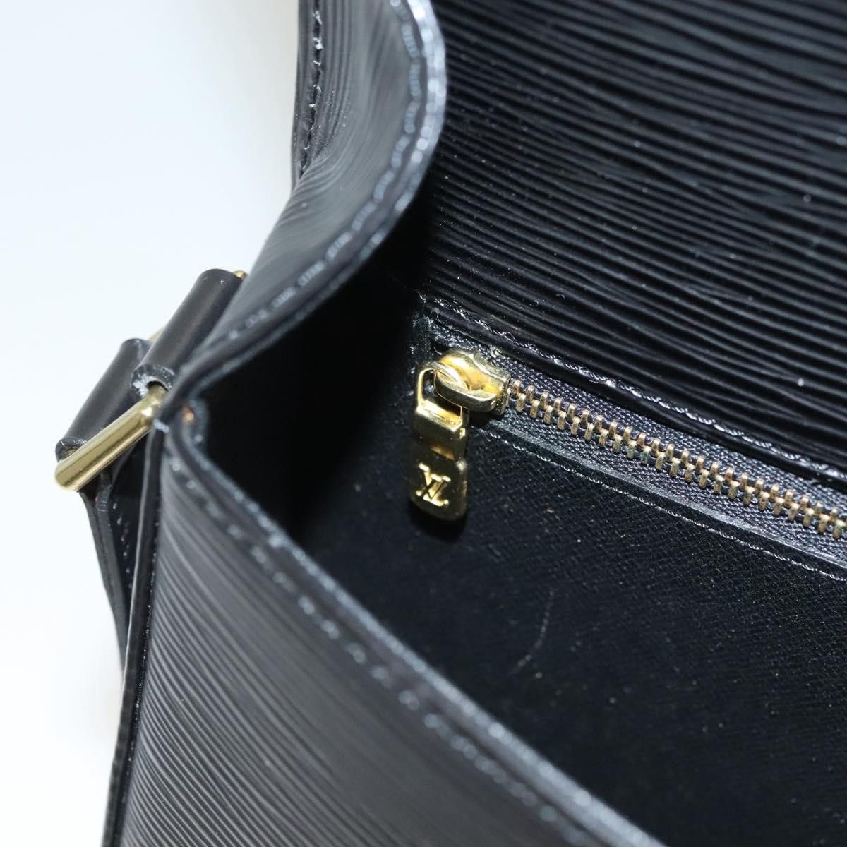 Louis Vuitton LOUIS VUITTON Epi Saint Cloud GM Shoulder Bag Black Noir Size ONE SIZE - 11 Thumbnail