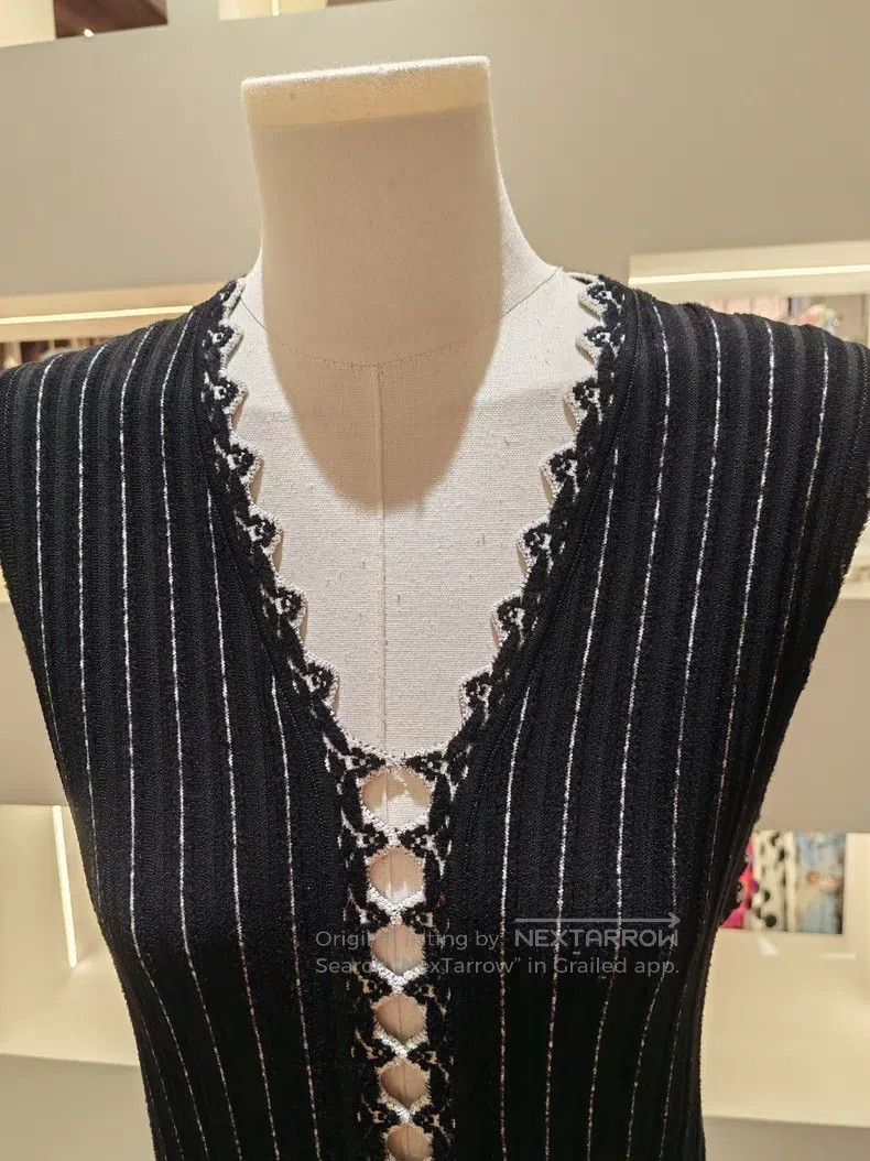 Alaia Alaia Black and white color block sleeveless dress Size XS / US 0-2 / IT 36-38 - 3 Thumbnail