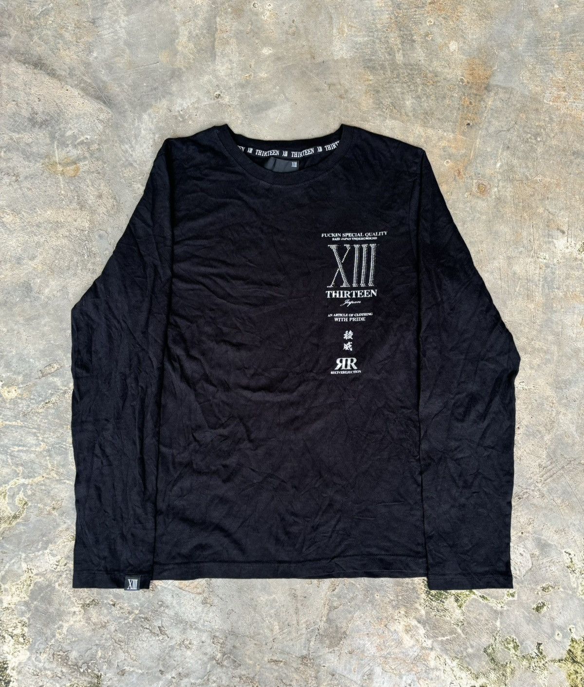 Other Y2k Thirteen Japan Xlll Longsleeve Size US M / EU 48-50 / 2 - 1 Thumbnail
