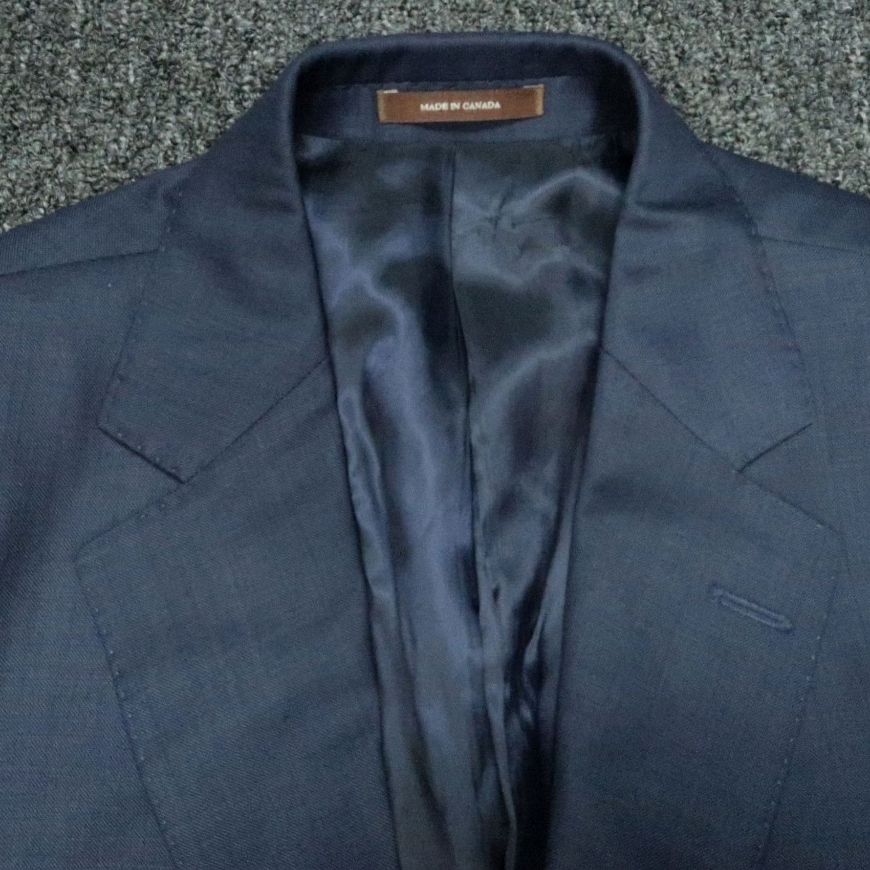Peter Millar Peter Millar Blazer Mens Blue 40R Wool Single-Breasted Sport Coat Jacket Size 40R - 2 Thumbnail