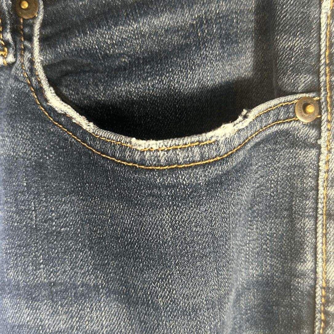 Denime VINTAGE Revtown Jeans Taper Men’s W33 x L33 Stretch Blue Medium Wash Denim Mens Jeans Tapered 33 Inseam Blues Size US 33 - 5 Thumbnail
