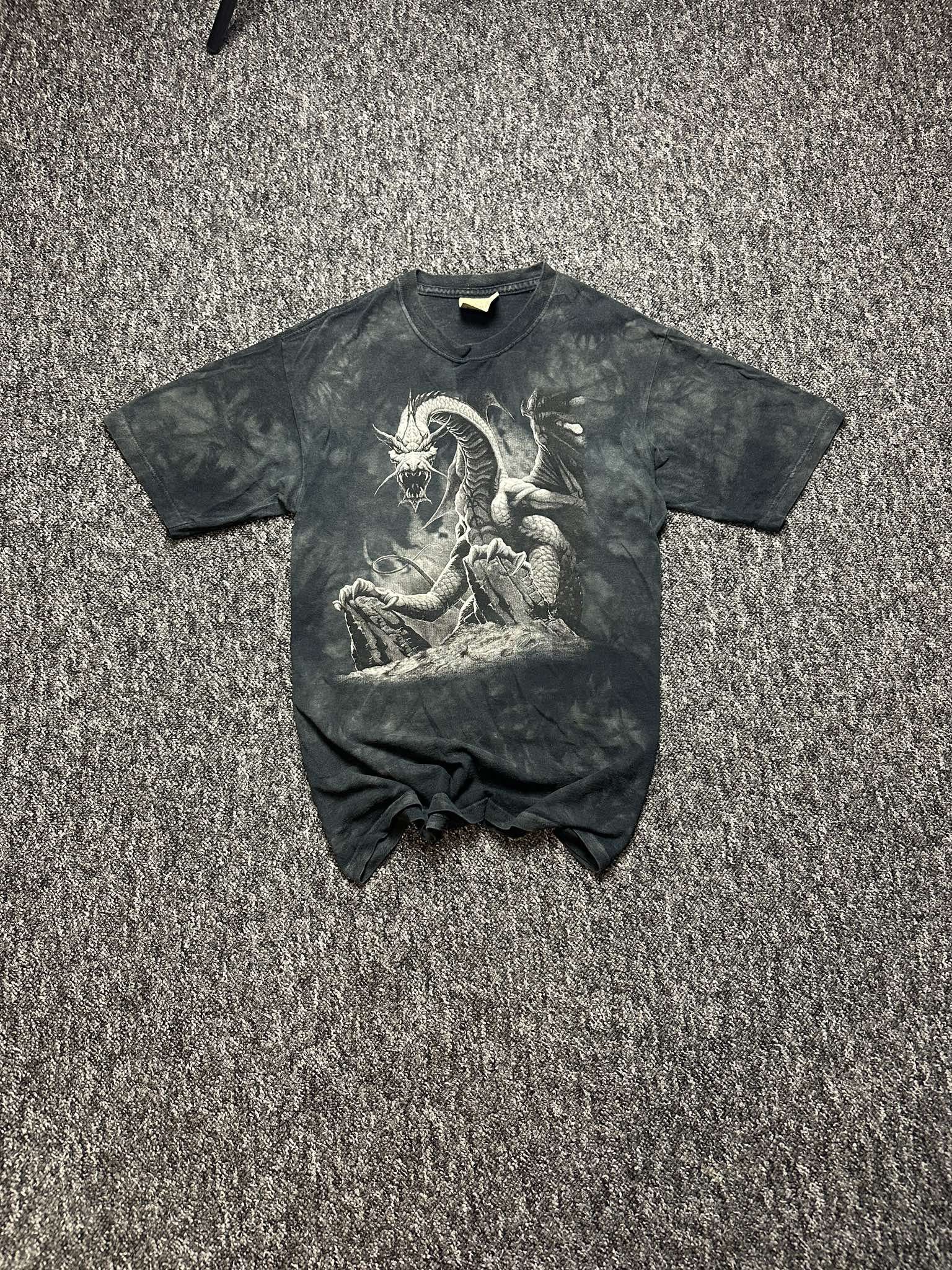 Affliction × Vintage retro style oldschool 90s Shirt Dragon drake graphic print Size US M / EU 48-50 / 2 - 1 Thumbnail