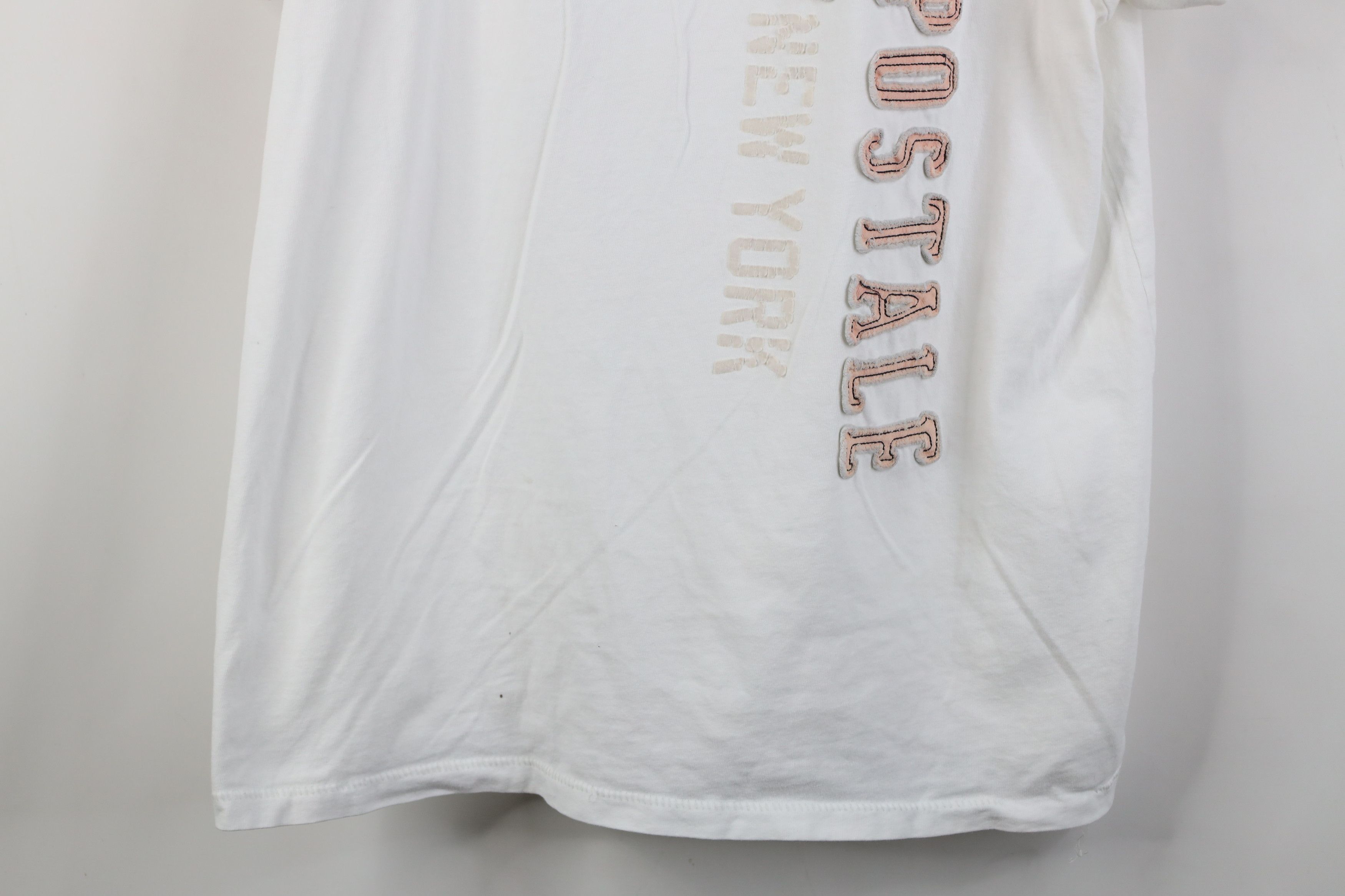 Aeropostale Vintage 90s Y2K Aeropostale Spell Out T-Shirt White Cotton Size US XXL / EU 58 / 5 - 3 Thumbnail