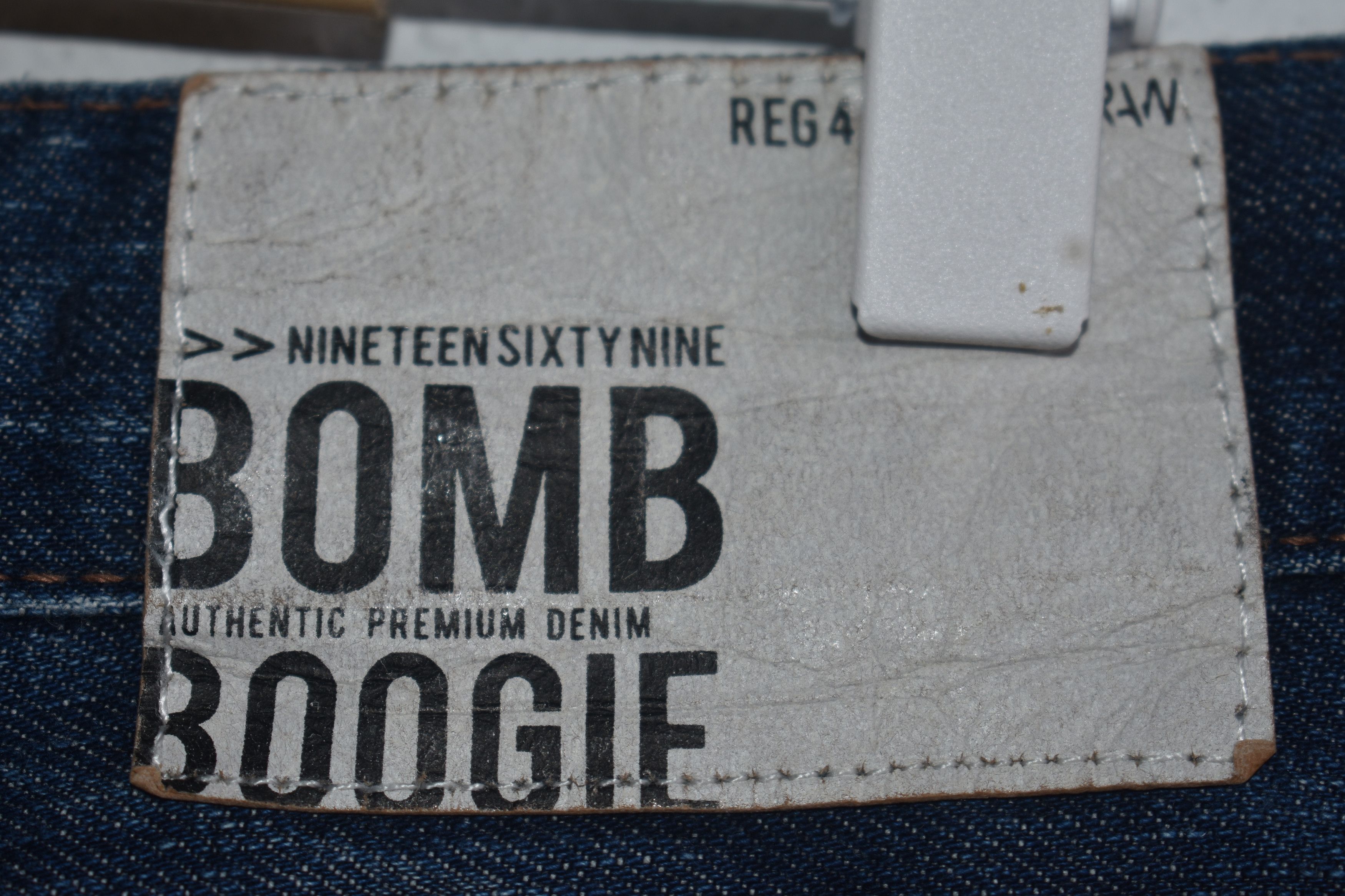 Japanese Brand × Jean Bomb Boogie Japanese Distress Jeans W33 Size US 33 - 7 Thumbnail