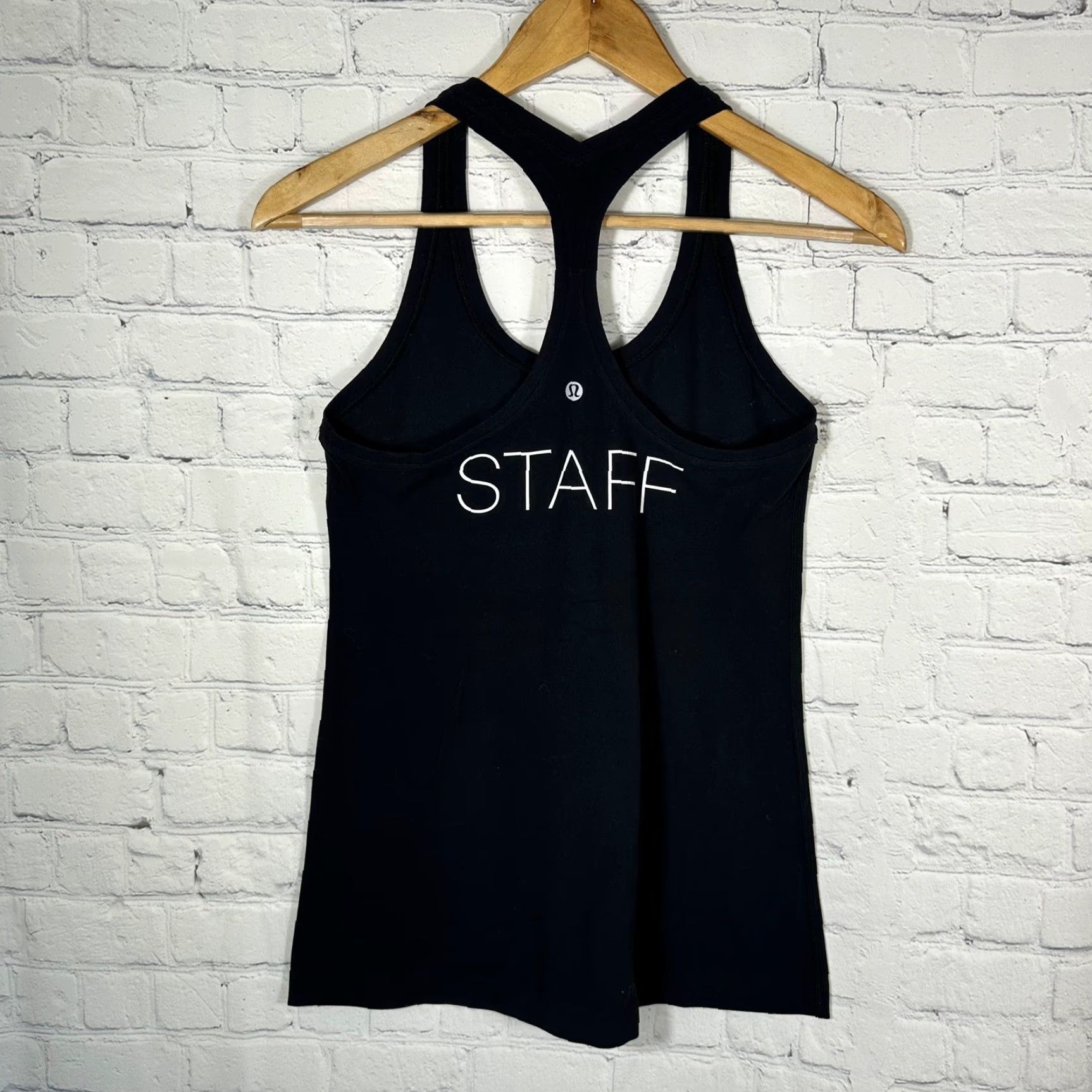 Lululemon Lululemon The Firm Staff Graphic Racerback Tank Top Black Womens Small Size S / US 4 / IT 40 - 3 Thumbnail