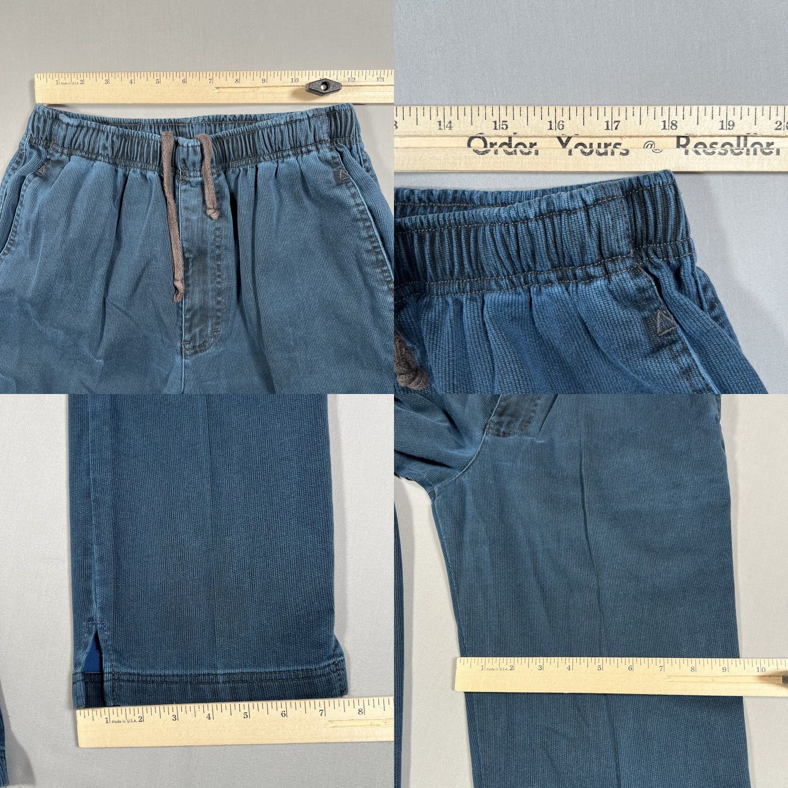 The Territory Ahead The Territory Ahead Mens Small S Cotton Pull On Pants Teal Size US 29 - 8 Thumbnail