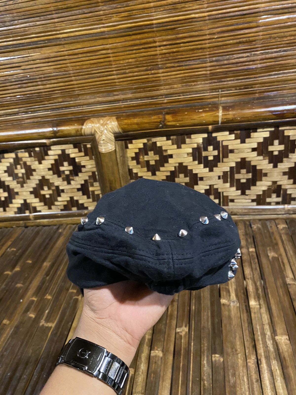 Japanese Brand × Vintage 2000s cadet hat distressed blink punk y2k style Size ONE SIZE - 4 Thumbnail