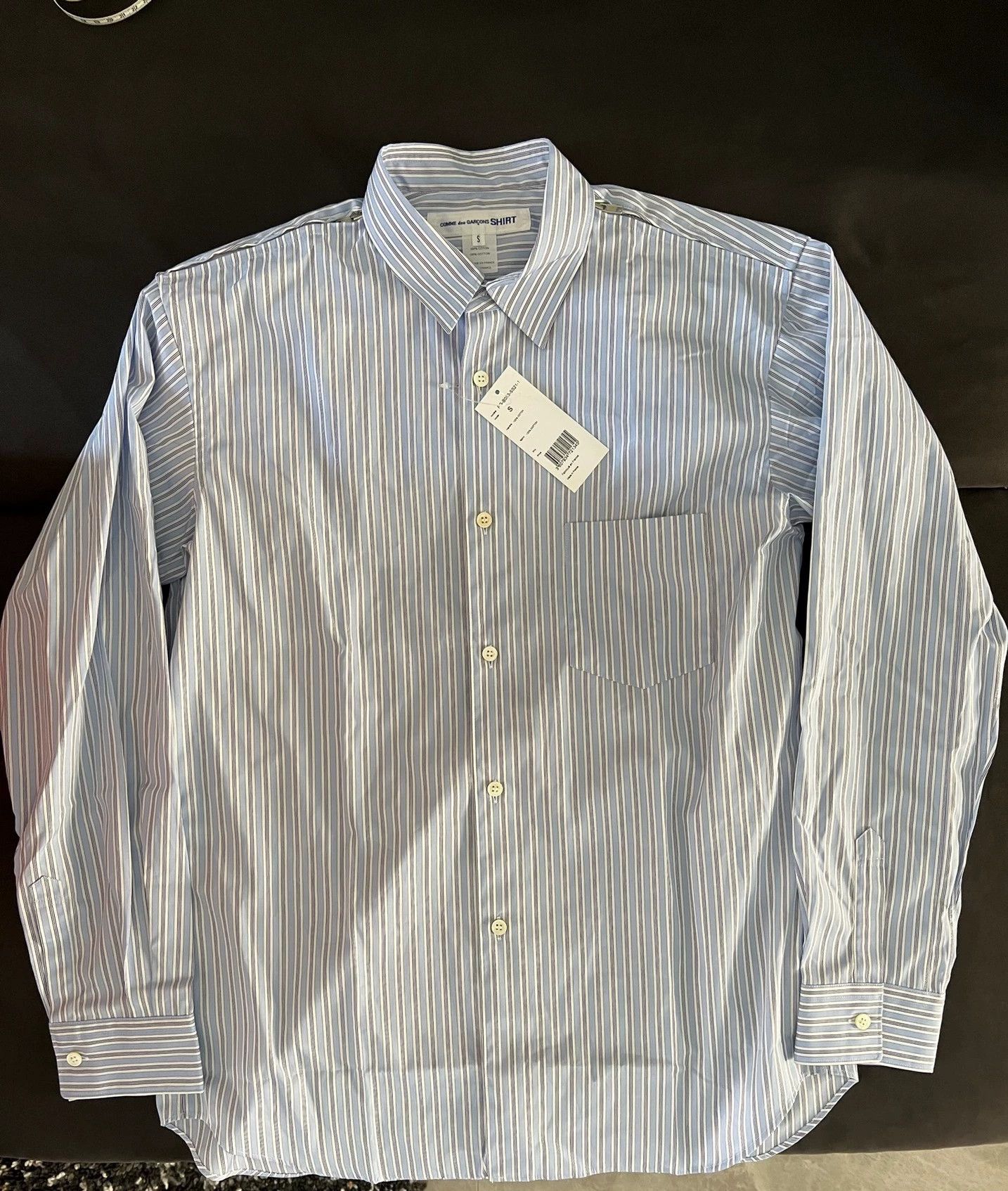 Comme des Garcons Comme Des Garcons Striped back zipper shirt -DMC Size US S / EU 44-46 / 1 - 1 Thumbnail