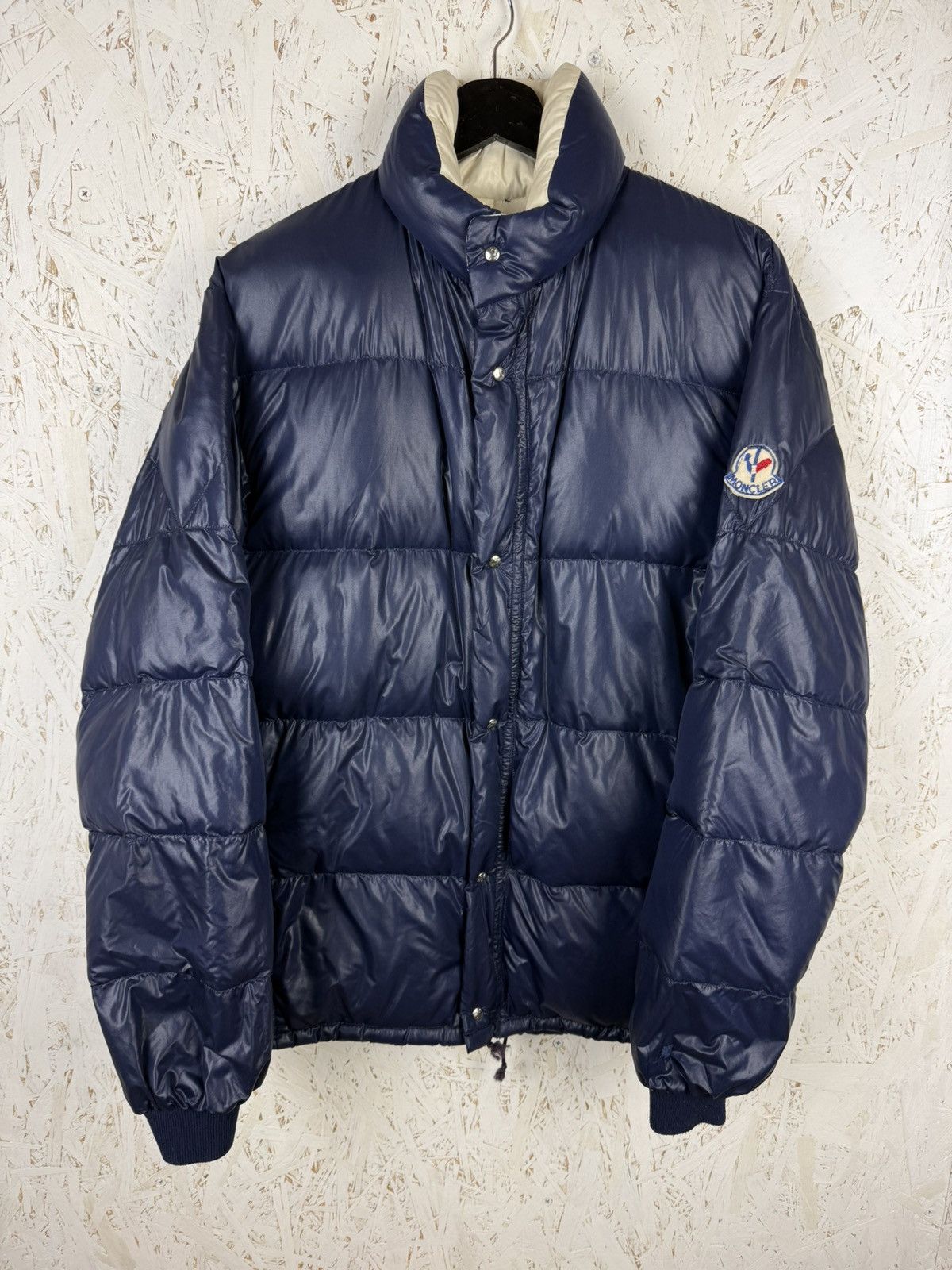 Moncler 70s Vintage Moncler Puffer Down Jacket Blue Size ~M Size US M / EU 48-50 / 2 - 1 Thumbnail