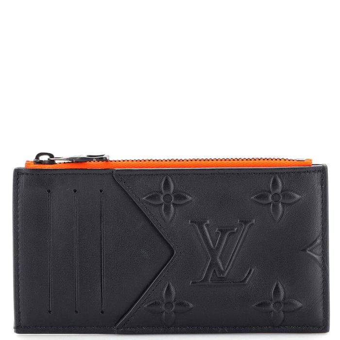 Louis Vuitton Coin Card Holder Monogram Seal Leather Grailed