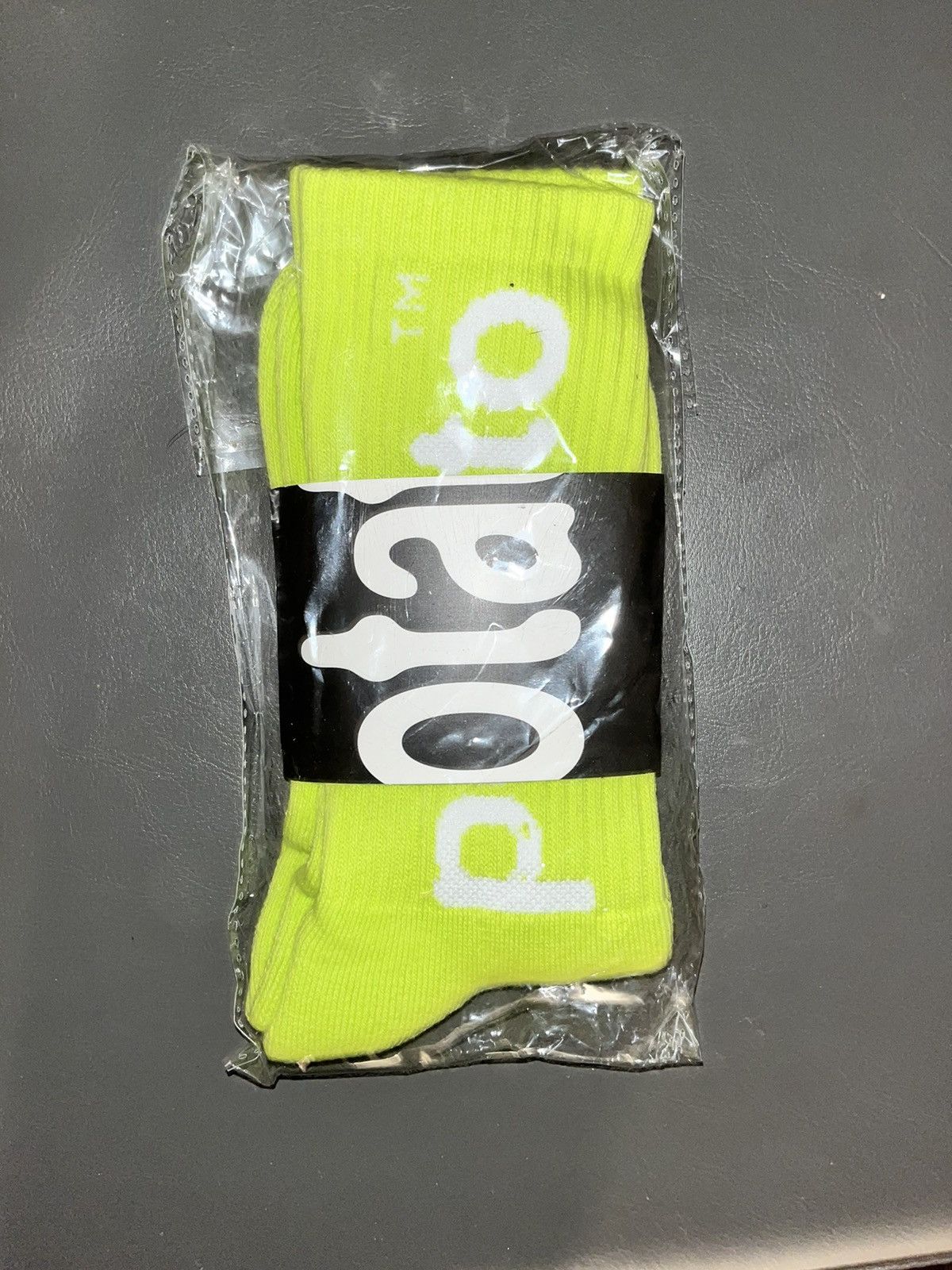Imran Potato Potato Socks Neon Green Size ONE SIZE - 2 Thumbnail