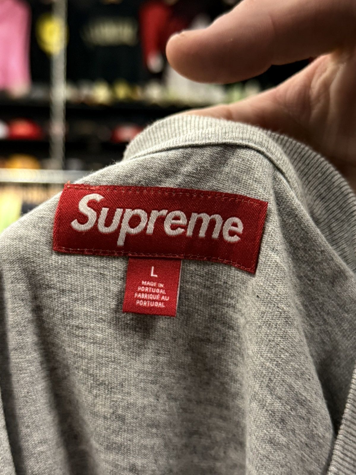 Supreme Supreme Logo Pocket T-Shirt Size US L / EU 52-54 / 3 - 3 Thumbnail