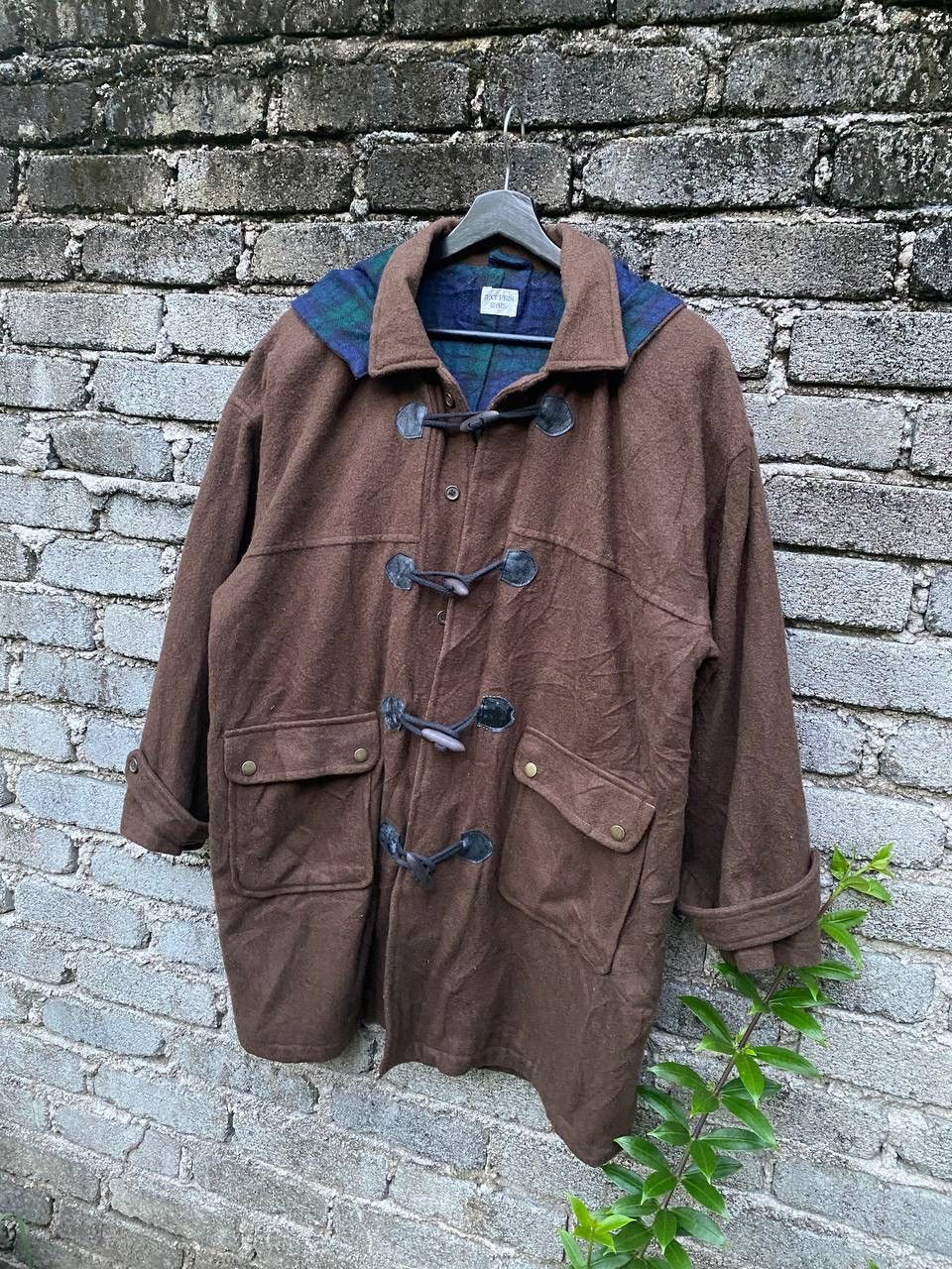 Japanese Brand Vintage Jeoffrin Byrs Duffel Coat Size US L / EU 52-54 / 3 - 3 Thumbnail
