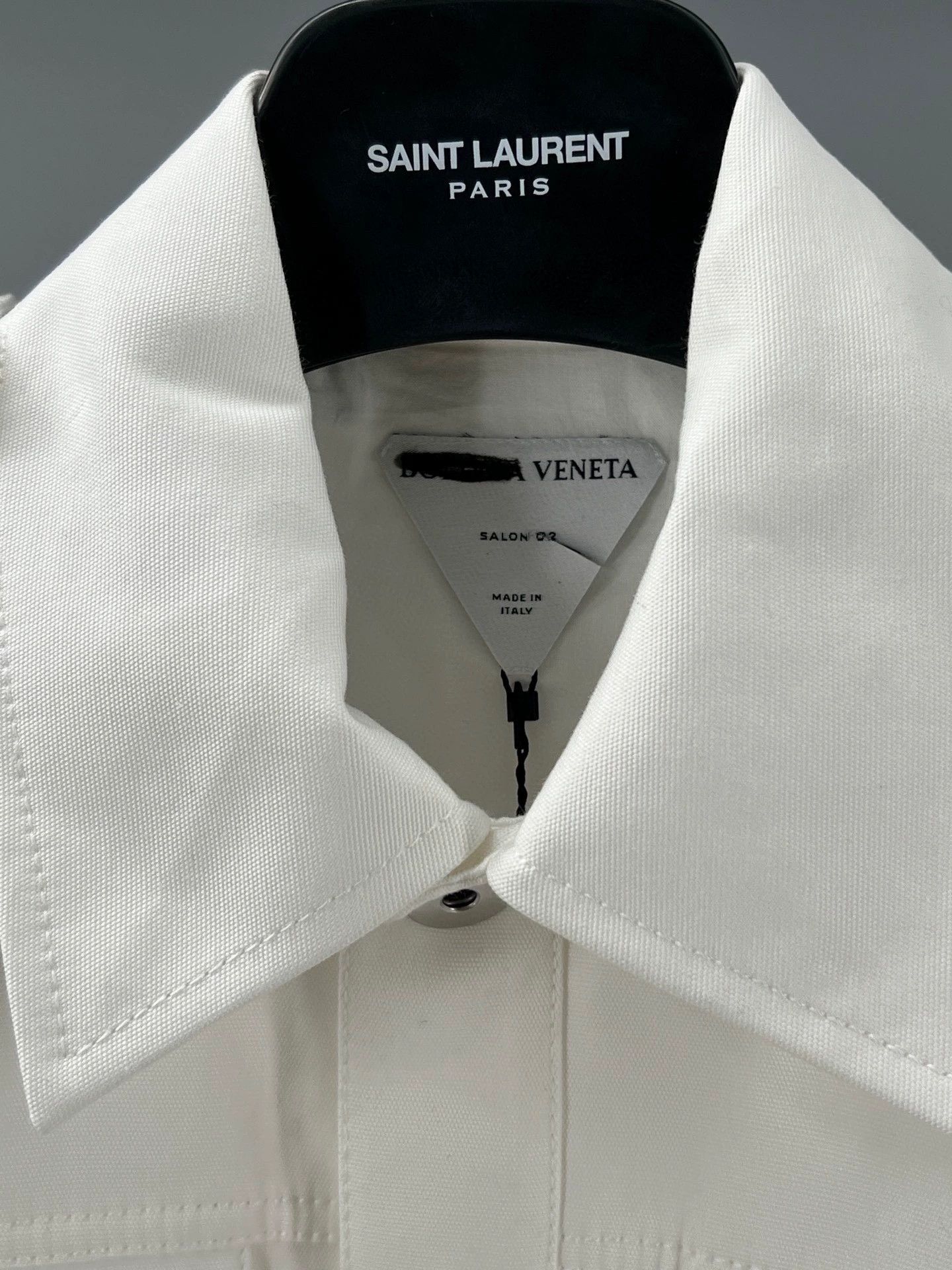 Bottega Veneta bottega veneta white cotton jacket for men Size US M / EU 48-50 / 2 - 2 Thumbnail