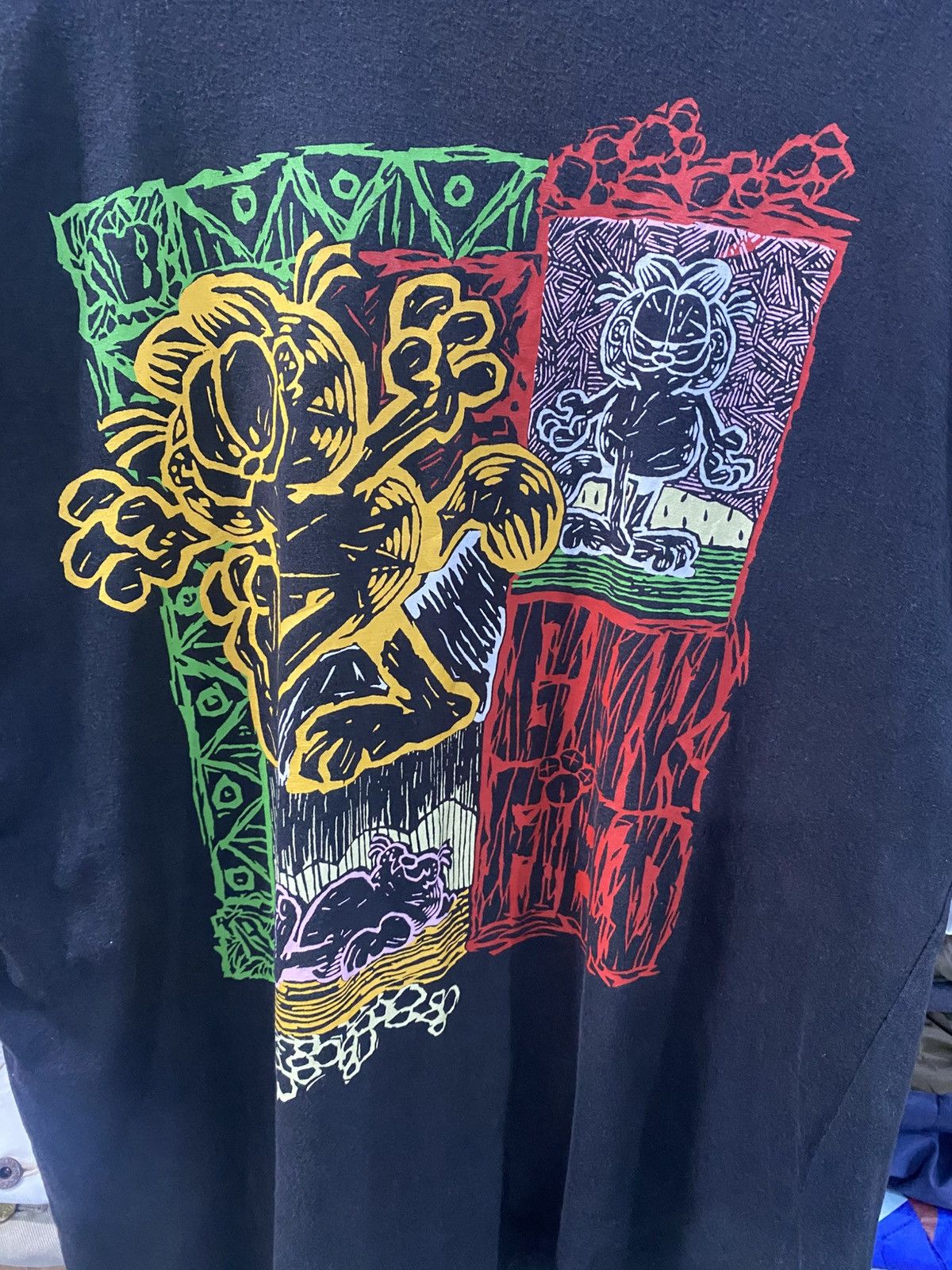Cartoon Network Vintage 90s Garfield Art T-shirt Size US M / EU 48-50 / 2 - 3 Thumbnail