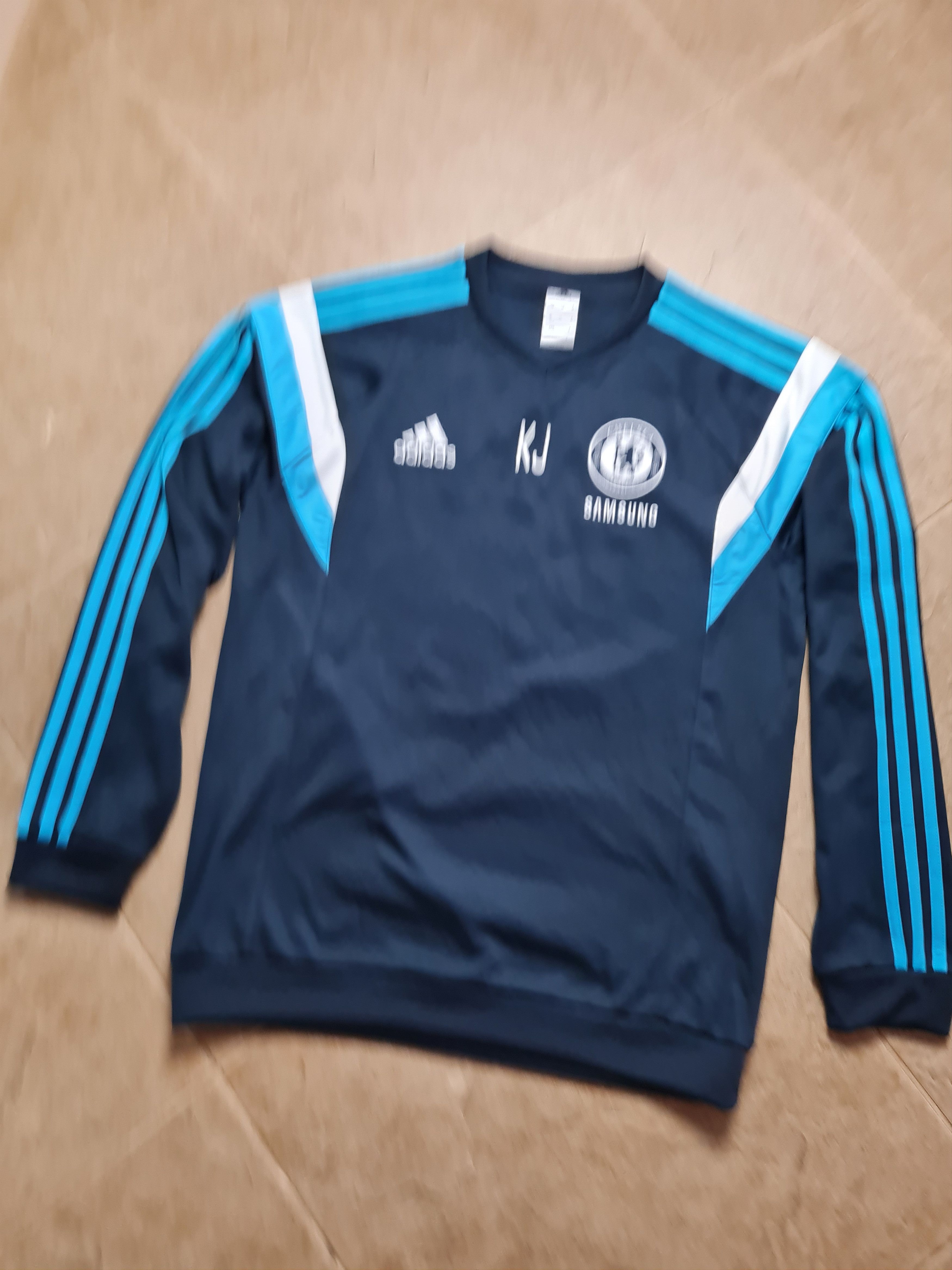 Adidas Sweatshirt Chelsea FC 2014/15 Adidas Big Logo Training Shirt Size US M / EU 48-50 / 2 - 6 Thumbnail