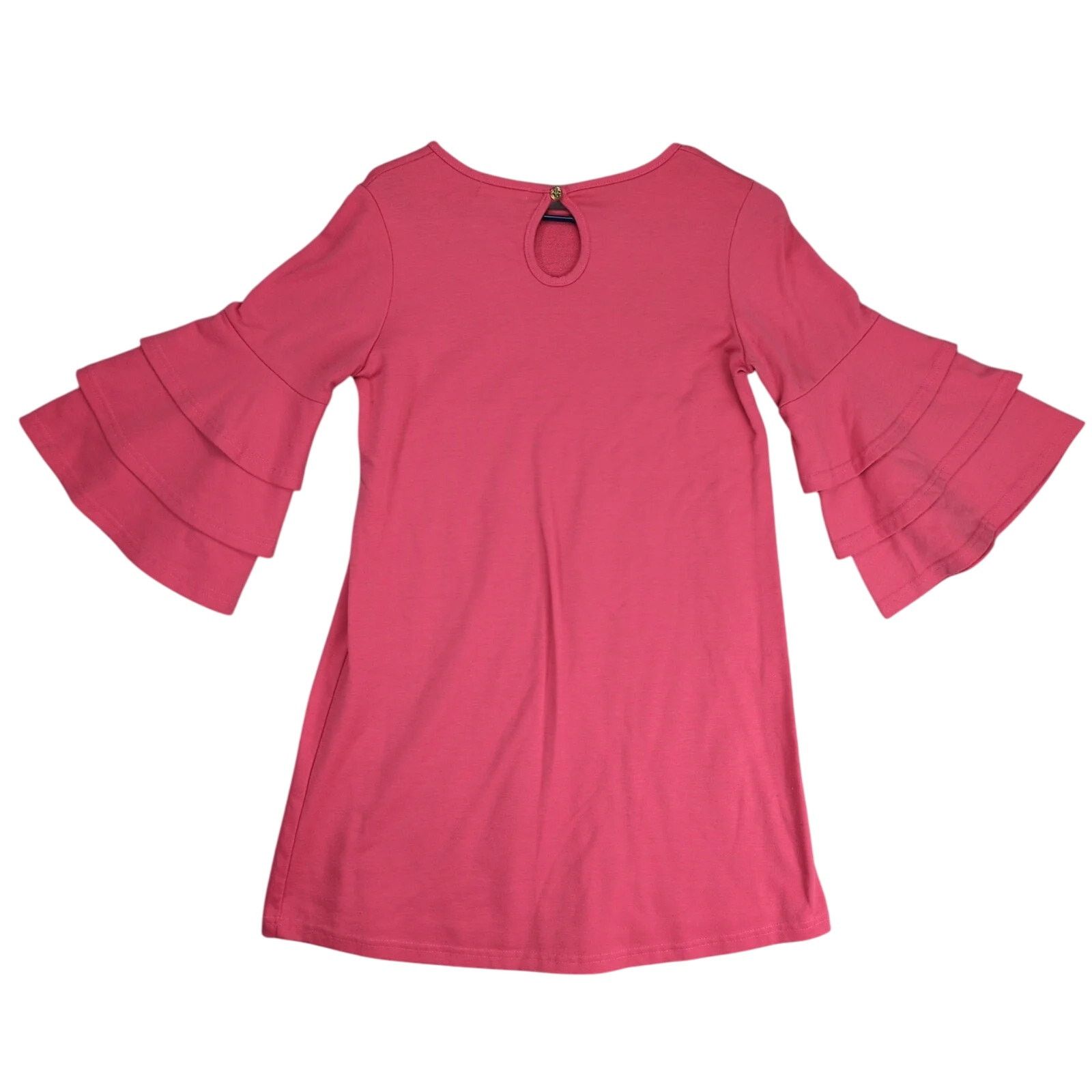 Other Simply Southern Pink Ruffle Bell Sleeve Dress Sz S Casual Size S / US 4 / IT 40 - 2 Thumbnail