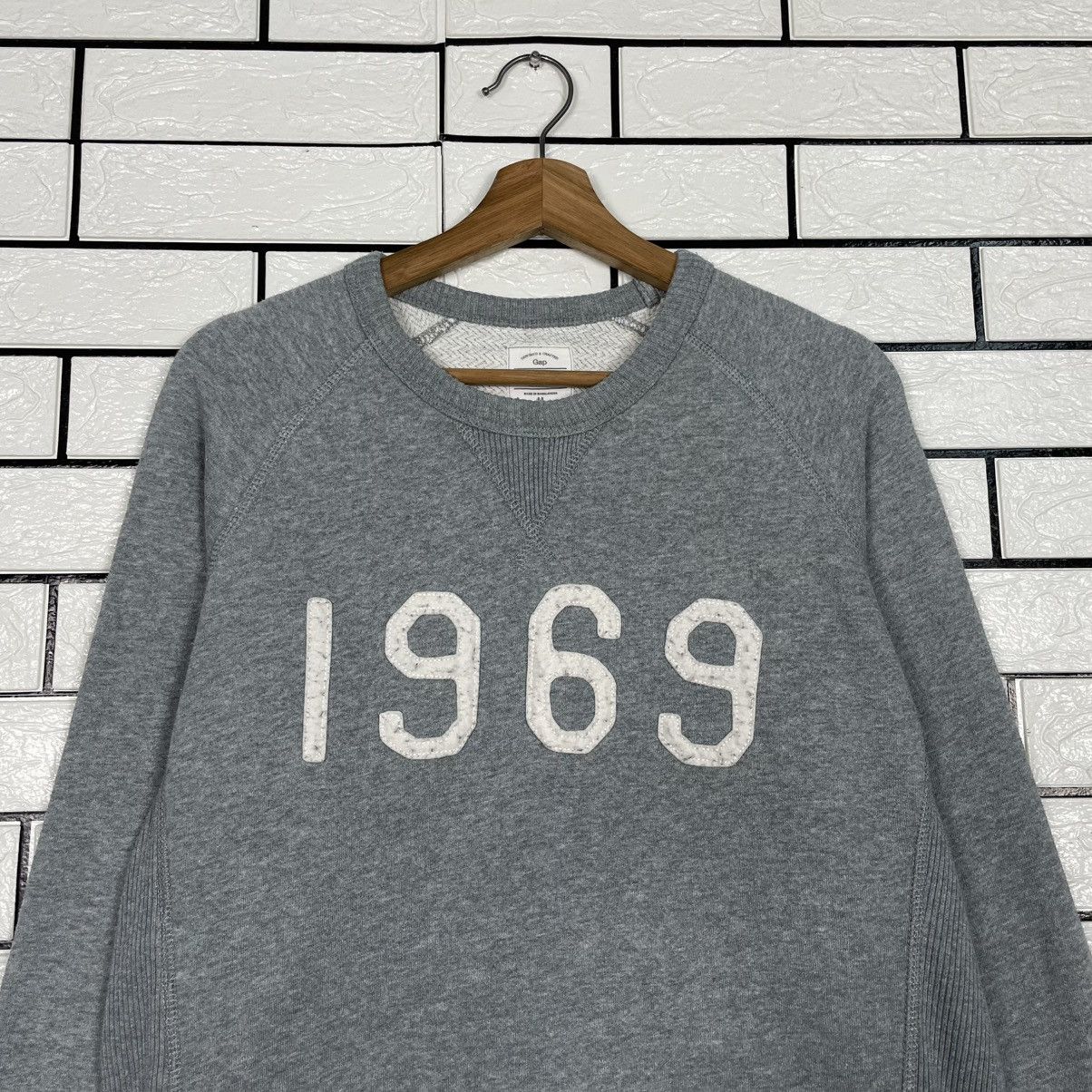 Gap Gap Gray Crewneck Sweatshirt Size US M / EU 48-50 / 2 - 2 Thumbnail