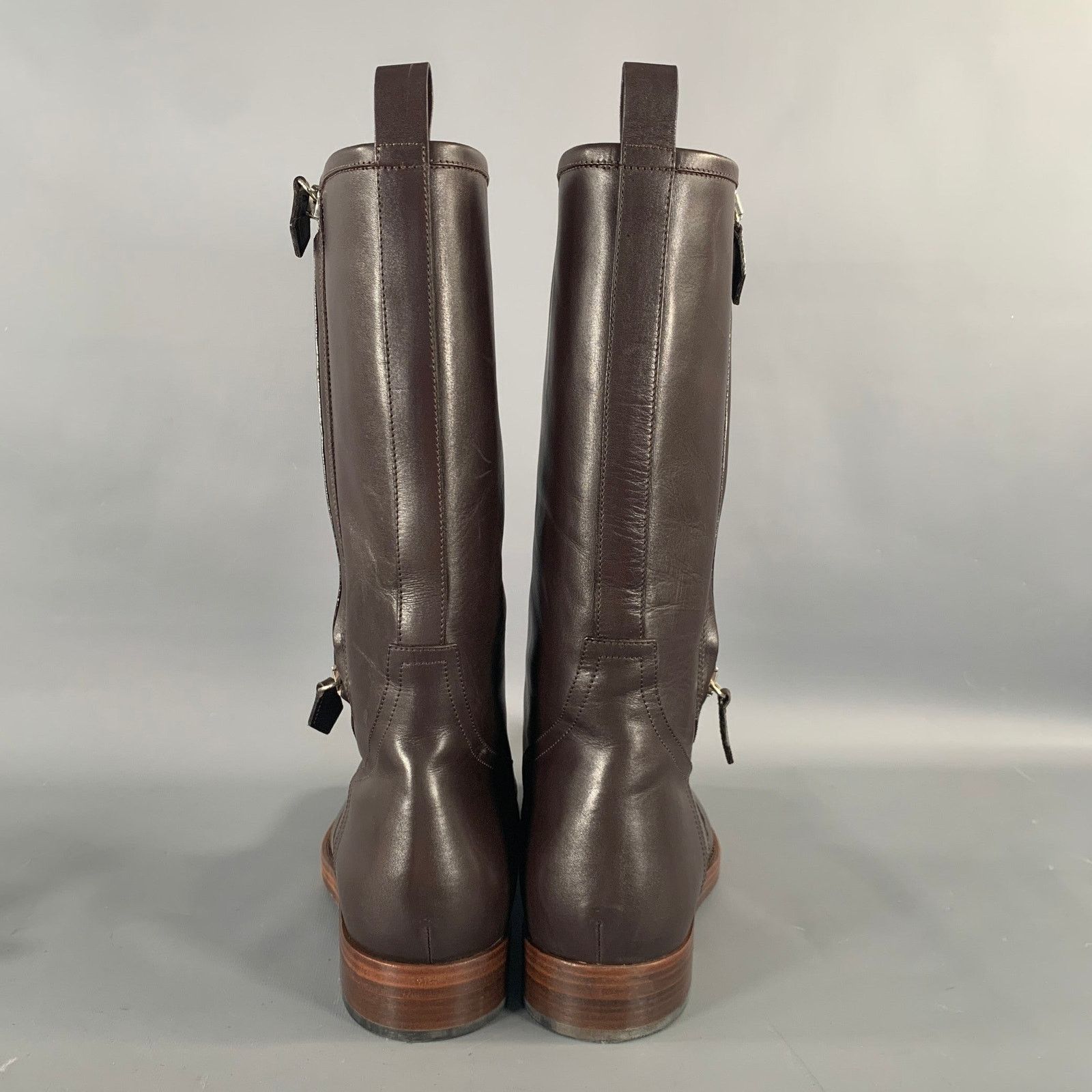 Ralph Lauren RALPH LAUREN Size 11 Brown Leather Pull On Boots Size US 11 / EU 44 - 3 Thumbnail