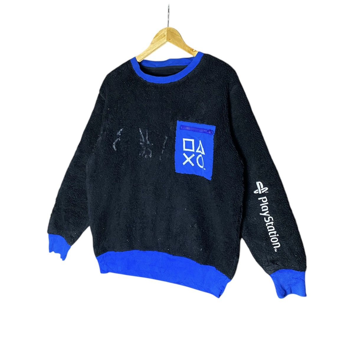 Japanese Brand × Playstation PlayStation Box Logo Fleece Sweatshirt Size US L / EU 52-54 / 3 - 2 Thumbnail