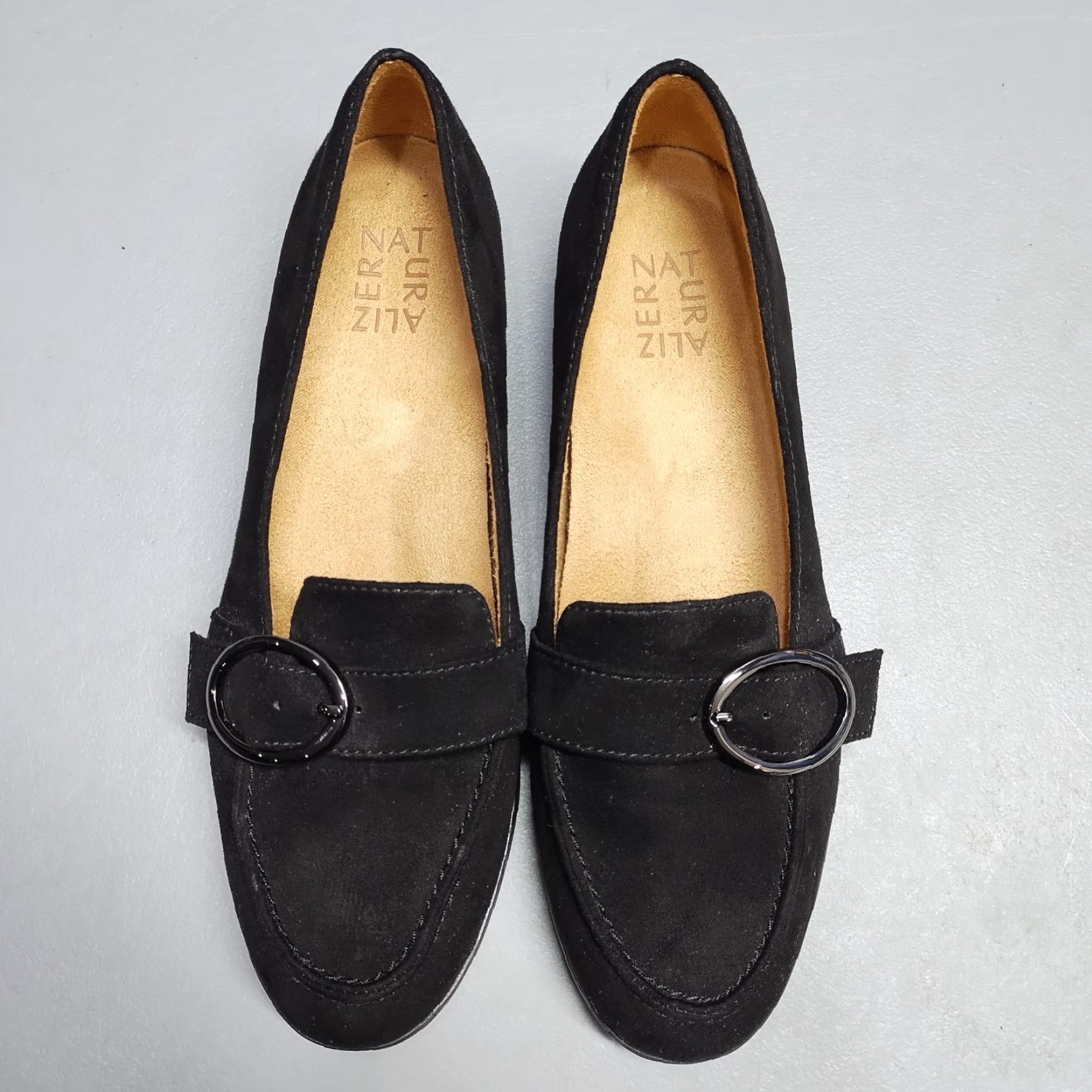 Naturalizer Naturalizer Mina Low Top Loafers Womens 7.5M Black Upper Fabric Comfort Slip On Regular Size Womens Leather? Size M / US 6-8 / IT 42-44 - 6 Thumbnail
