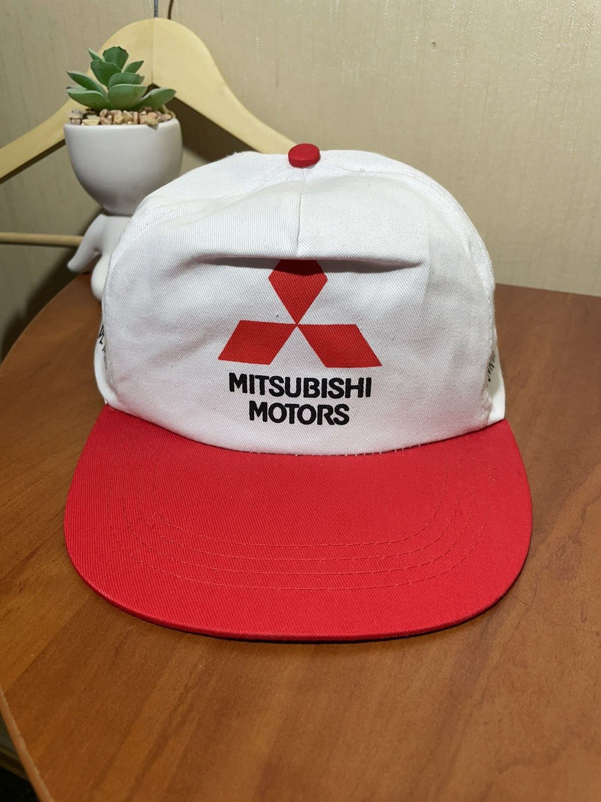 Vintage Mitsubishi racing vintage racing cap 80-90s Size ONE SIZE - 2 Thumbnail