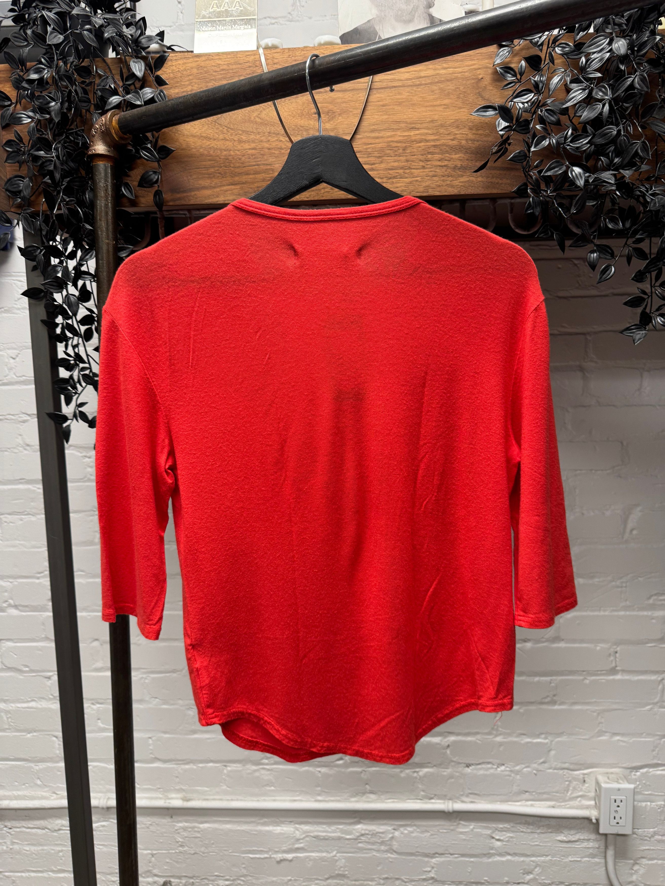 Raf Simons AW2001 Raf Simons ‘Riot Riot Riot’ Antwerp 3/4 Baseball Sleeve Shirt Size US M / EU 48-50 / 2 - 4 Thumbnail