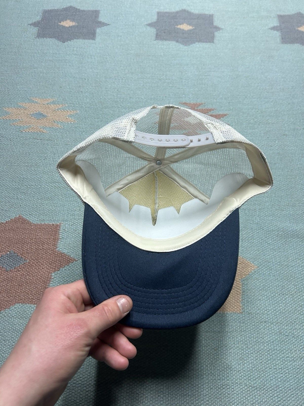 Vintage Vtg trucker hat retired 3 reasons no boss work worries NOS Size ONE SIZE - 5 Thumbnail