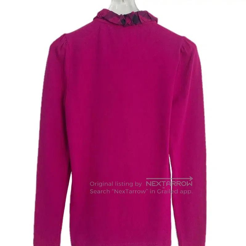 Burberry Burberry Pink Cotton XS Long Sleeve T-Shirt. Size XS / US 0-2 / IT 36-38 - 2 Thumbnail