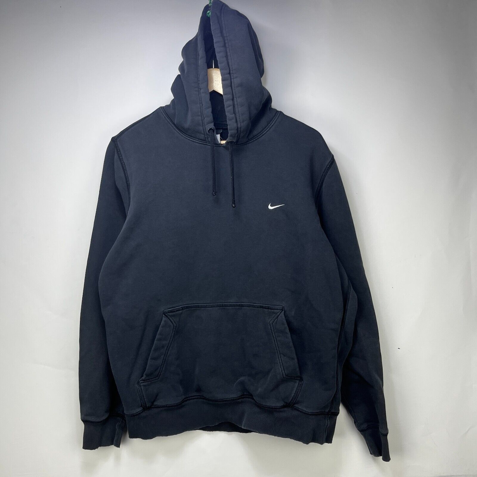 Nike × Vintage Vintage Nike Swoosh Faded Hoodie Large Y2K Size US L / EU 52-54 / 3 - 1 Thumbnail
