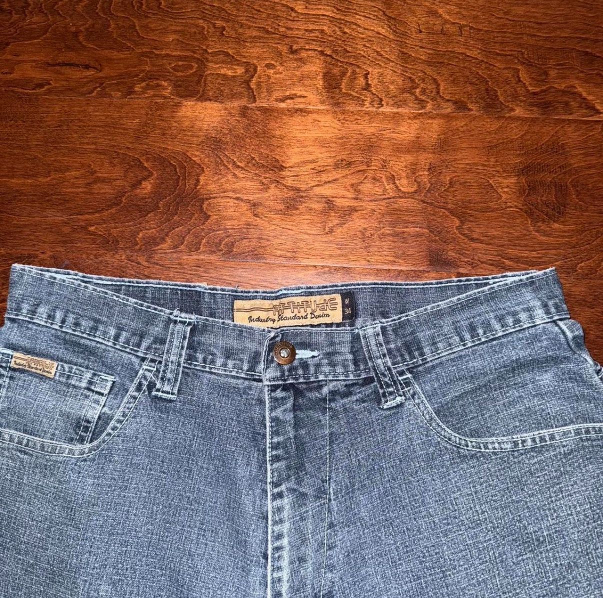 Other Blue denim Industry Standard Denim shorts with a relaxed fit Size US 34 / EU 50 - 4 Thumbnail