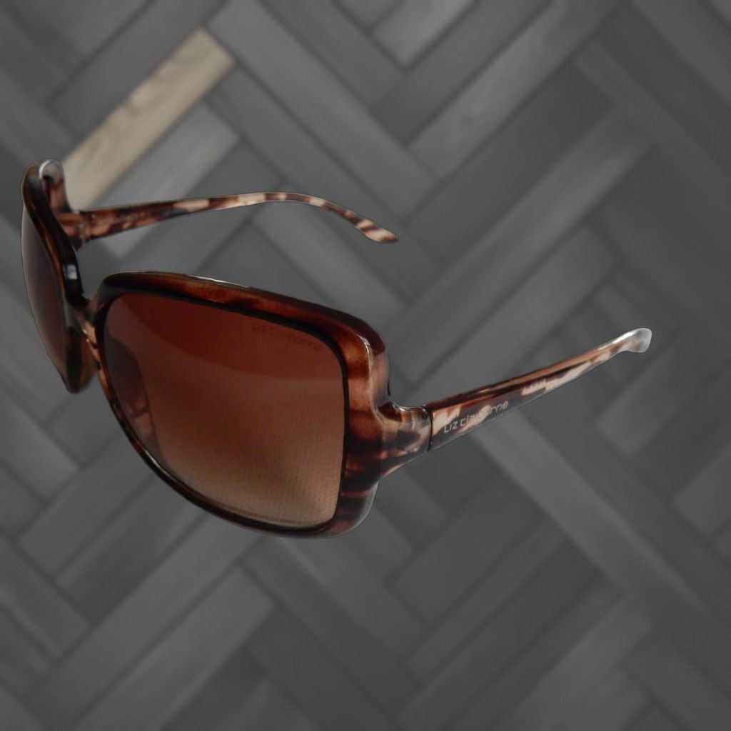 Liz Claiborne VINTAGE Liz Claiborne Sunglasses Women Brown Small Scratches Size ONE SIZE - 1 Thumbnail