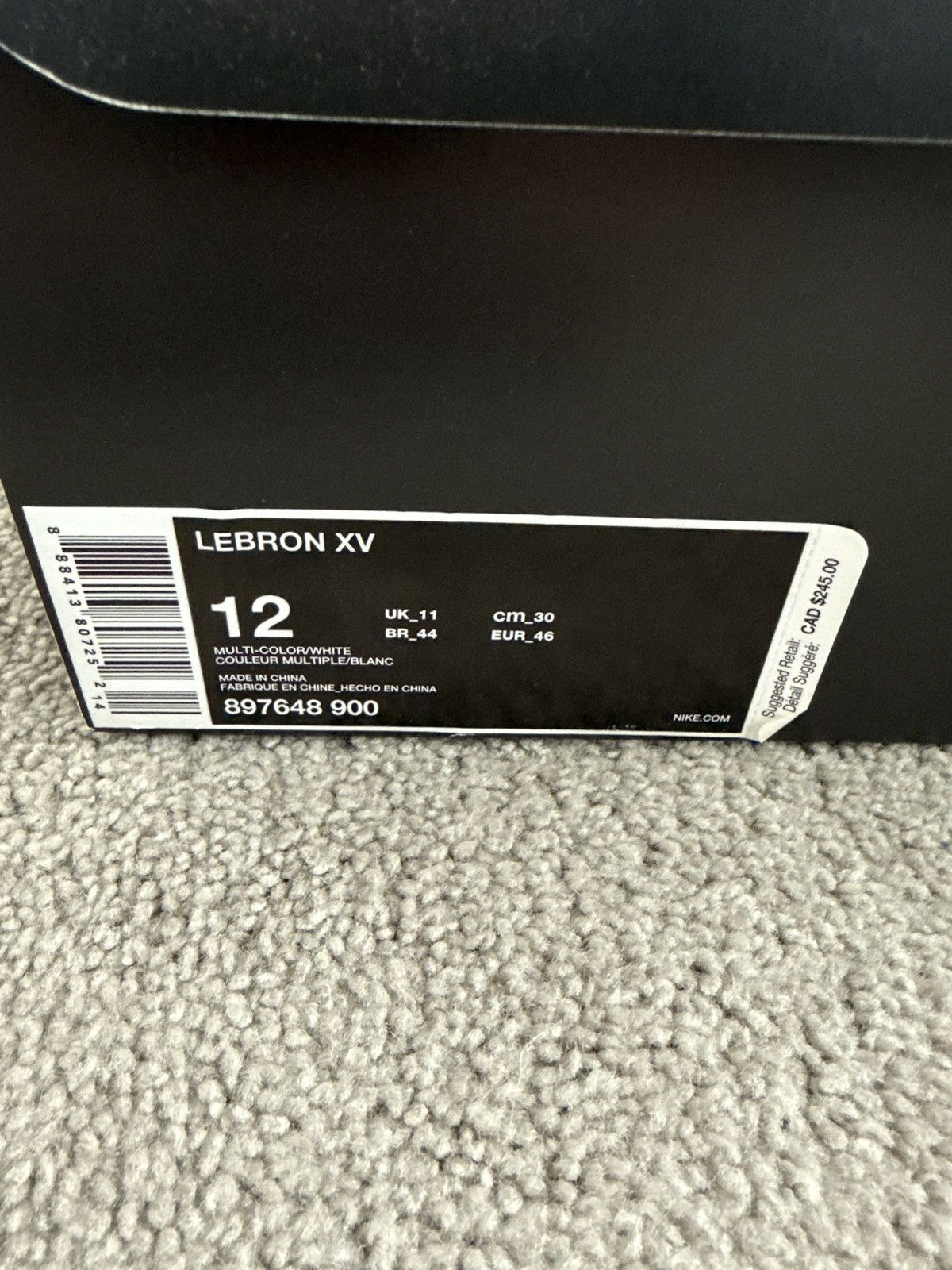 Nike Lebron XV Size US 12 / EU 45 - 1 Thumbnail