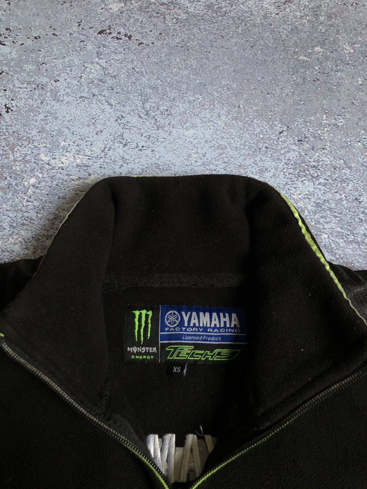 NASCAR × Vintage Vintage Monster Energy Yamaha Tech3 fleece jacket Size US S / EU 44-46 / 1 - 10 Thumbnail